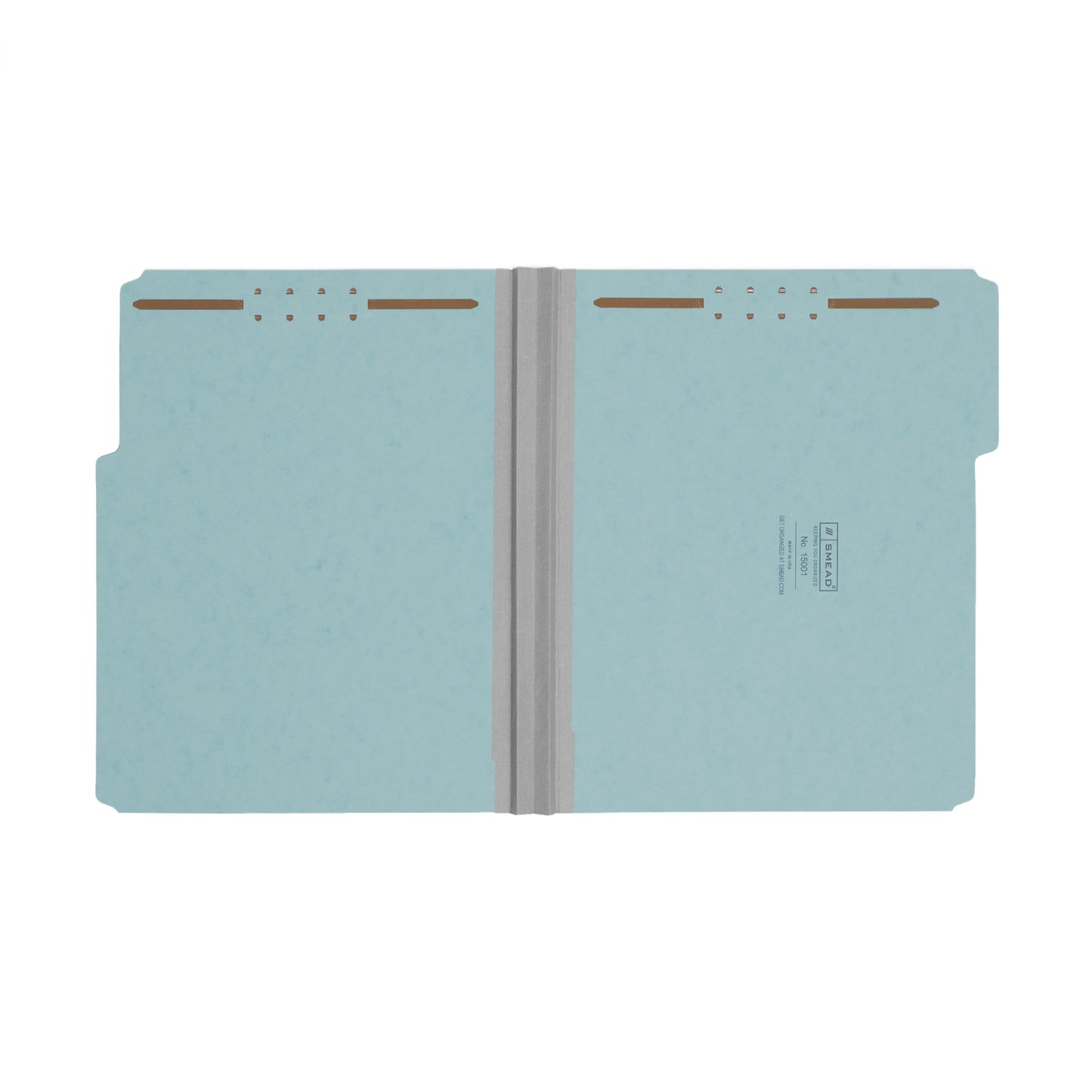 Pressboard Fastener File Folders, 2 inch Expansion, Blue Color, Letter Size, Set of 25, 086486150019