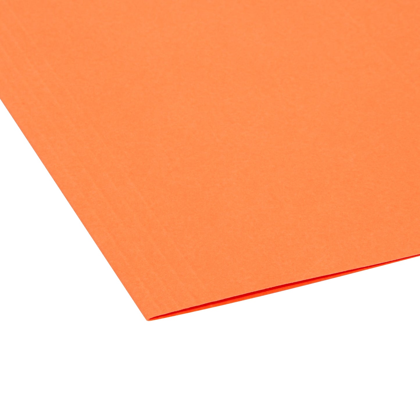 Standard Hanging File Folders with 1/5-Cut Tabs, Orange Color, Letter Size, Set of 25, 086486640657