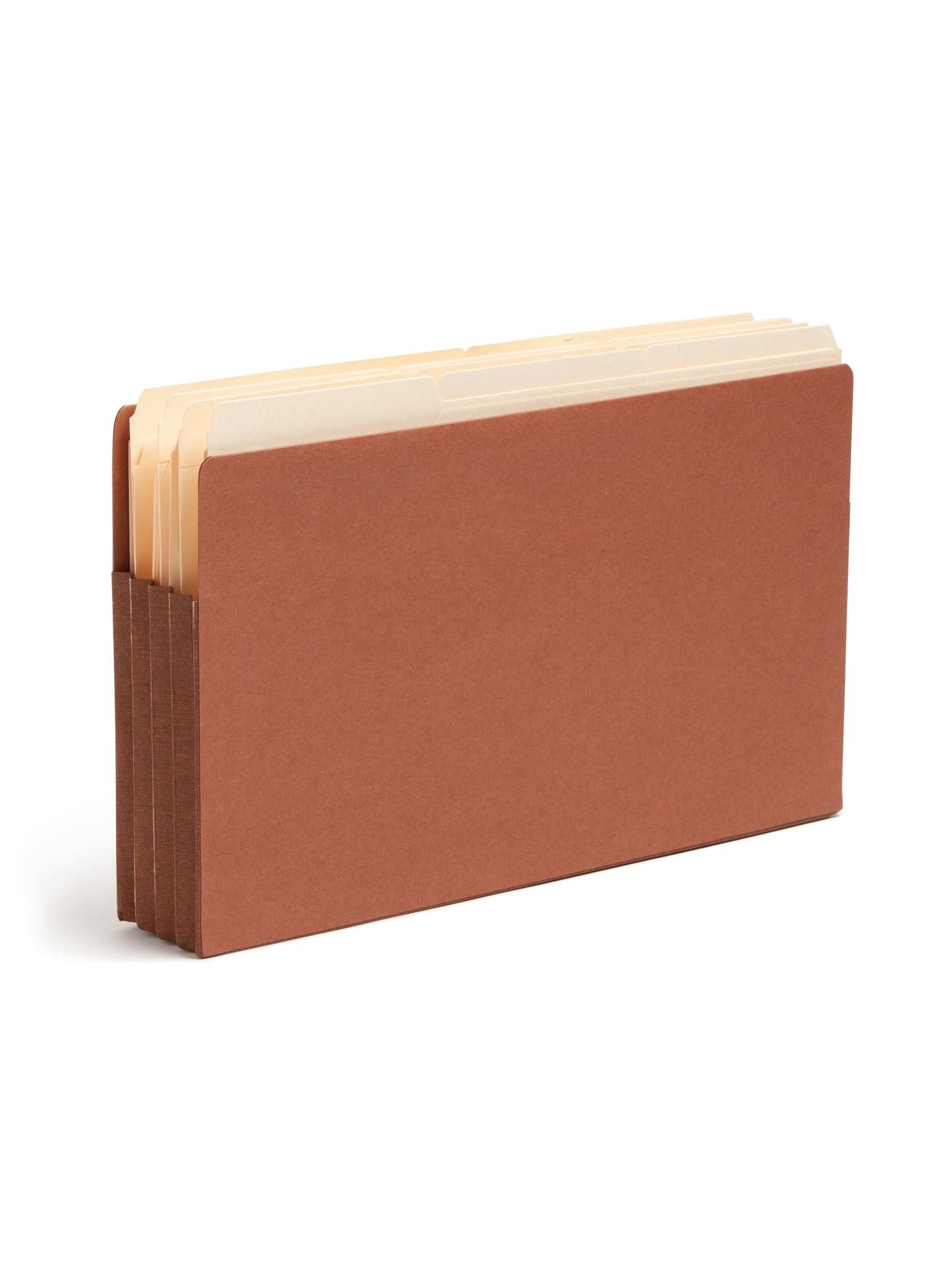 TUFF® Extra-Wide Reinforced End Tab File Pockets, Straight-Cut Tab, 3-1/2 inch Expansion, Redrope Color, Extra Wide Legal Size, Set of 10, 30086486747807