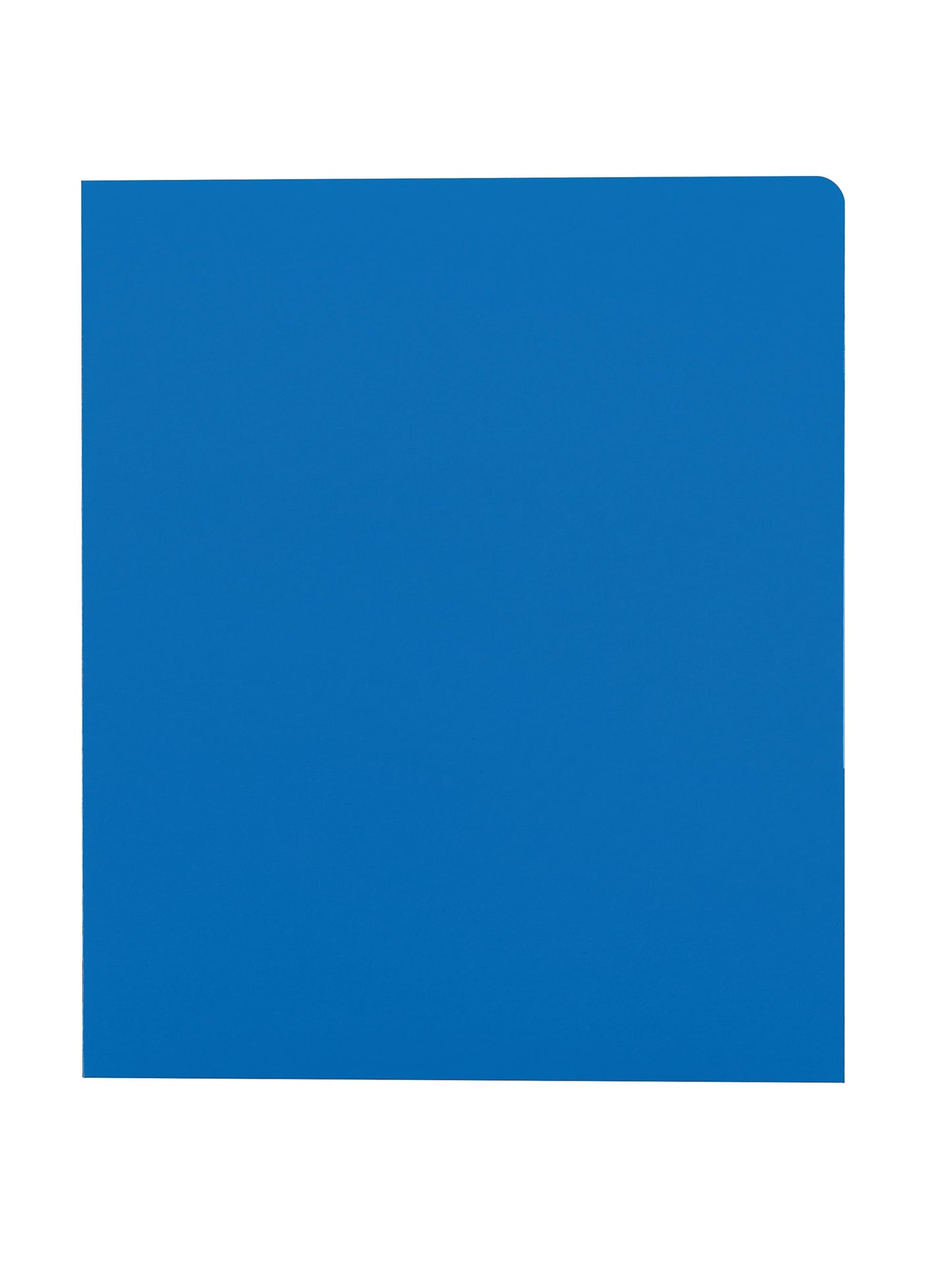 High Gloss Two-Pocket Folders, Blue Color, Letter Size, 30086486878754