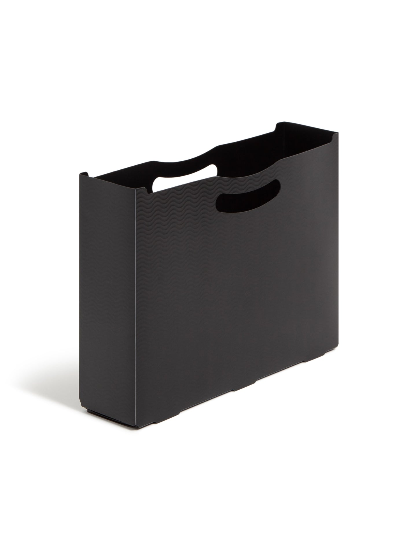 Poly File Boxes, 3-Inch Expansion, Black Color, Letter Size, Set of 1, 086486716314