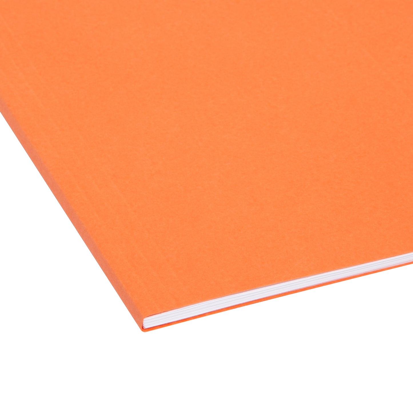 Standard Hanging File Folders with 1/5-Cut Tabs, Orange Color, Letter Size, Set of 25, 086486640657