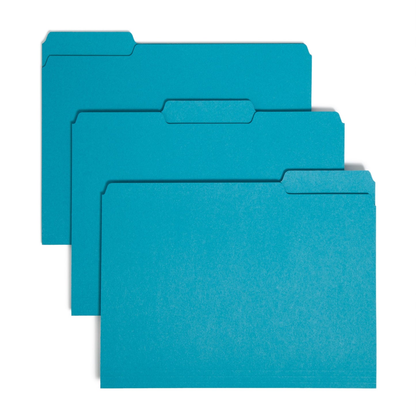 Interior File Folders, Teal Color, Letter Size, Set of 100, 086486102919