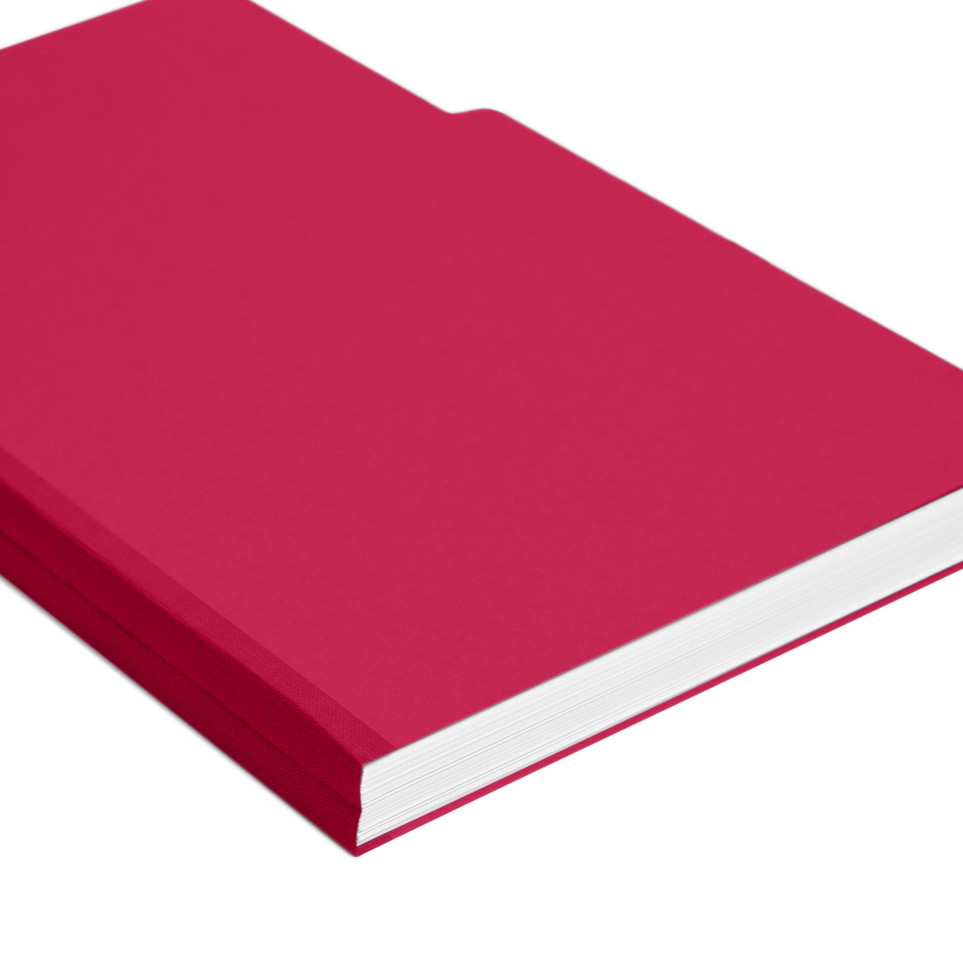 Pressboard File Folder, 1 inch Expansion, 1/3-Cut Tab, Bright Red Color, Legal Size, Set of 25, 086486225380