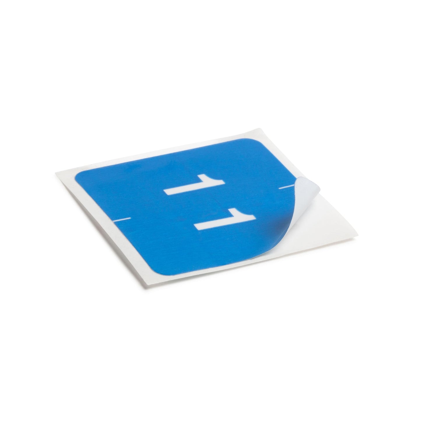 DCC Color-Coded Numeric Labels - Rolls, Light Blue Color, 1-1/2" X 1-1/2" Size, Set of 250, 086486674218