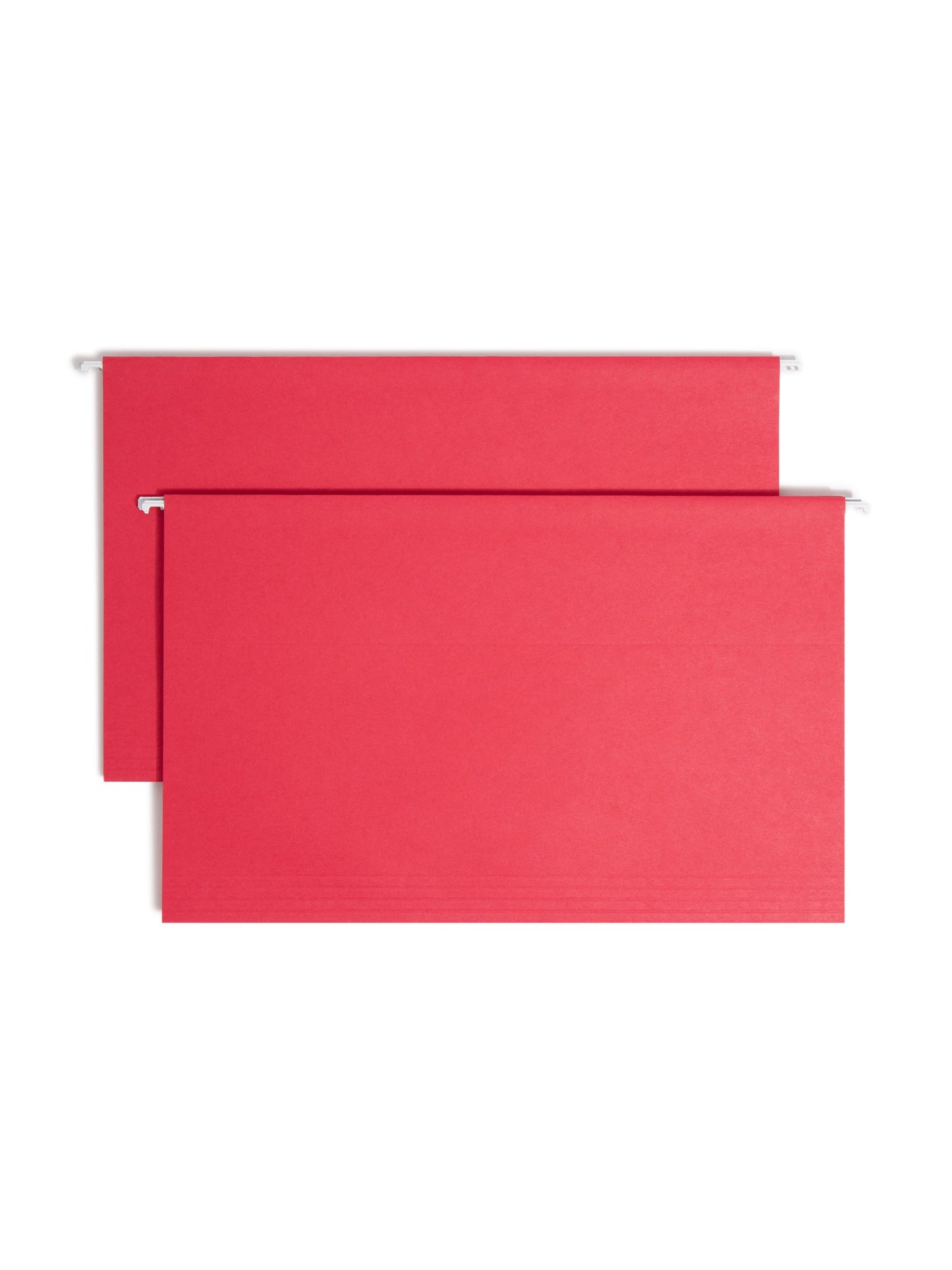 Standard Hanging File Folders, Red Color, Legal Size, Set of 25, 086486644884