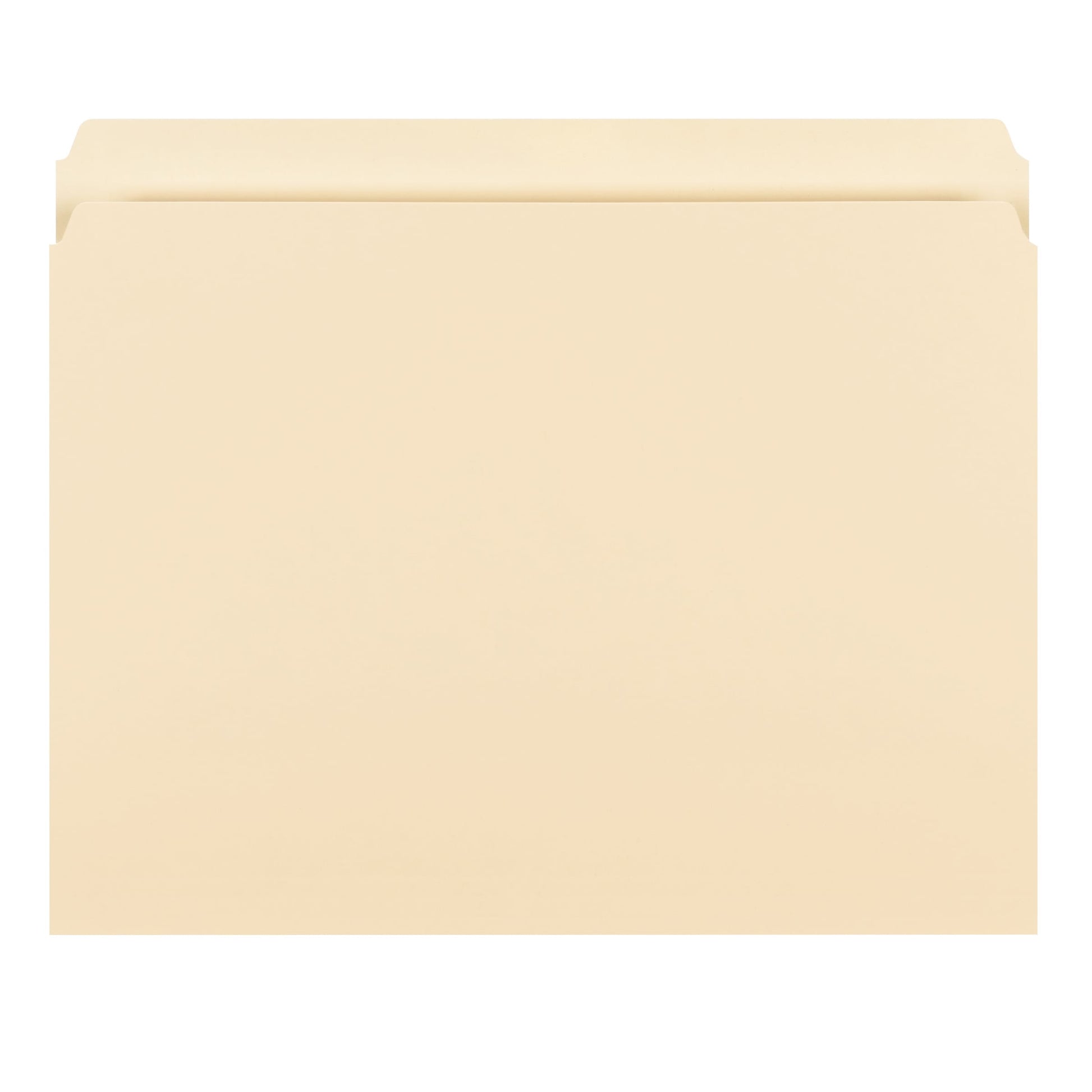 Standard File Folders, Straight-Cut Tab, Manila Color, Letter Size, Set of 100, 086486103008