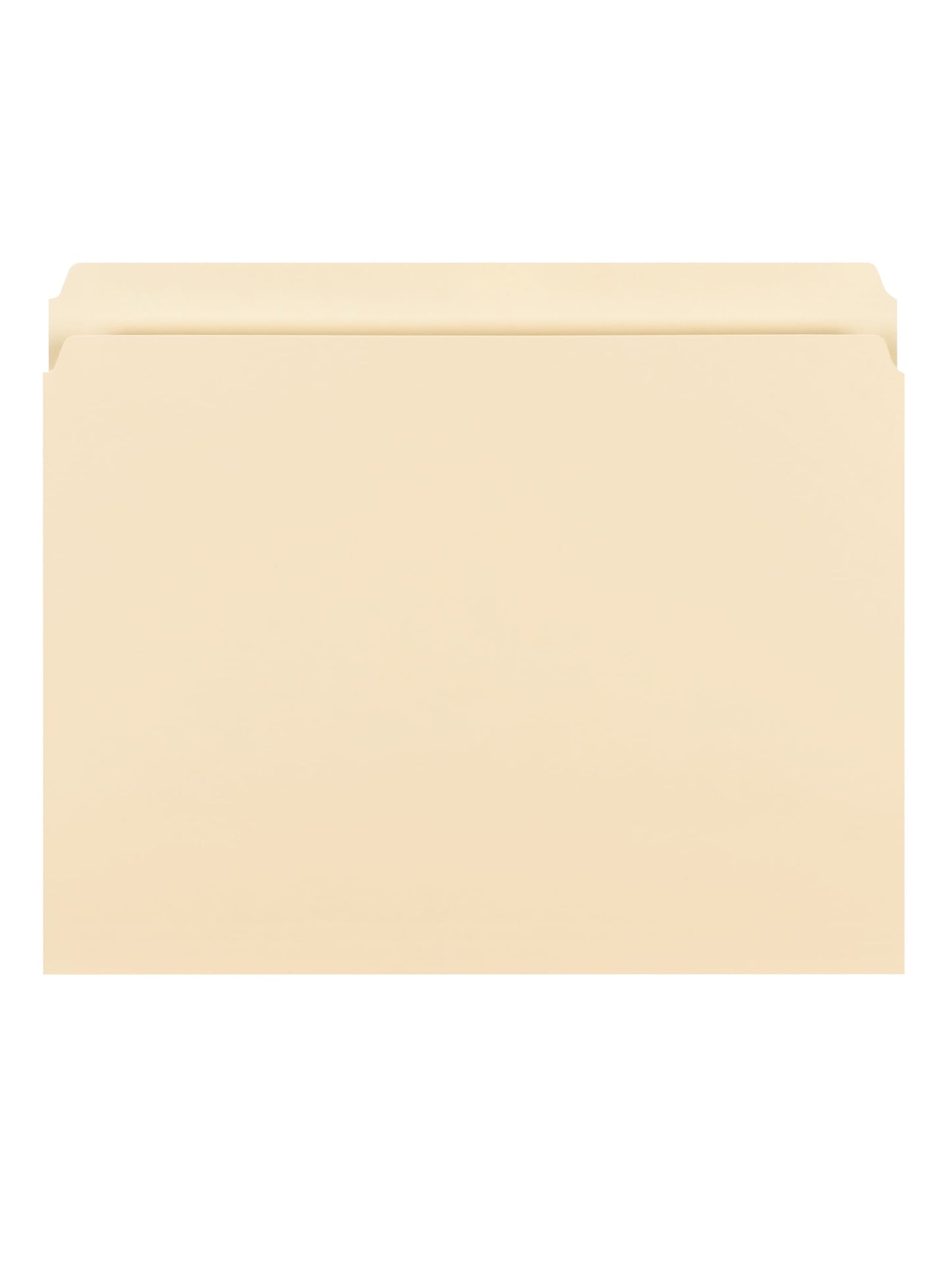 Standard File Folders, Straight-Cut Tab, Manila Color, Letter Size, Set of 100, 086486103008