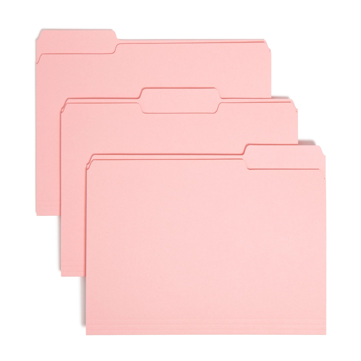 Interior File Folders, Pink Color, Letter Size, Set of 100, 086486102636