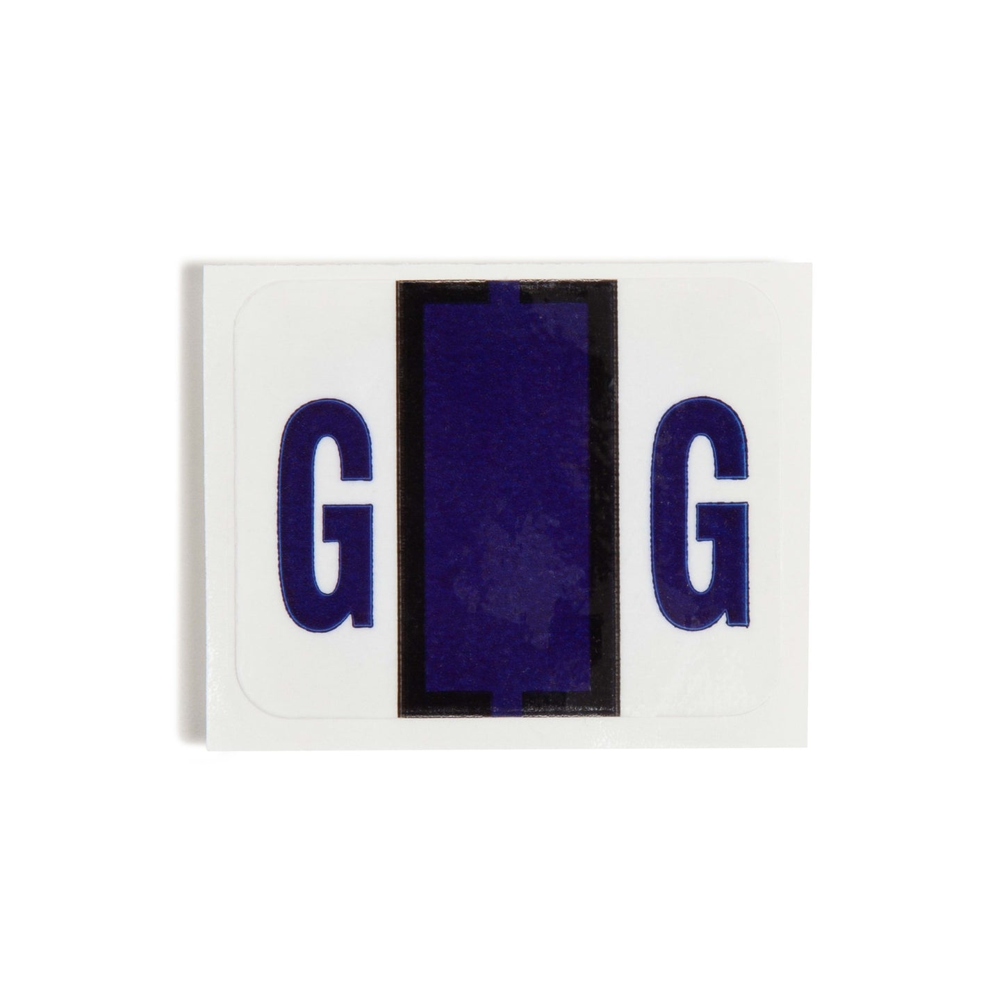 BCCR Bar Style Color-Coded Alphabetic Labels, A-Z Rolls, Violet Color, 1-1/4" X 1" Size, Set of 50, 086486670777
