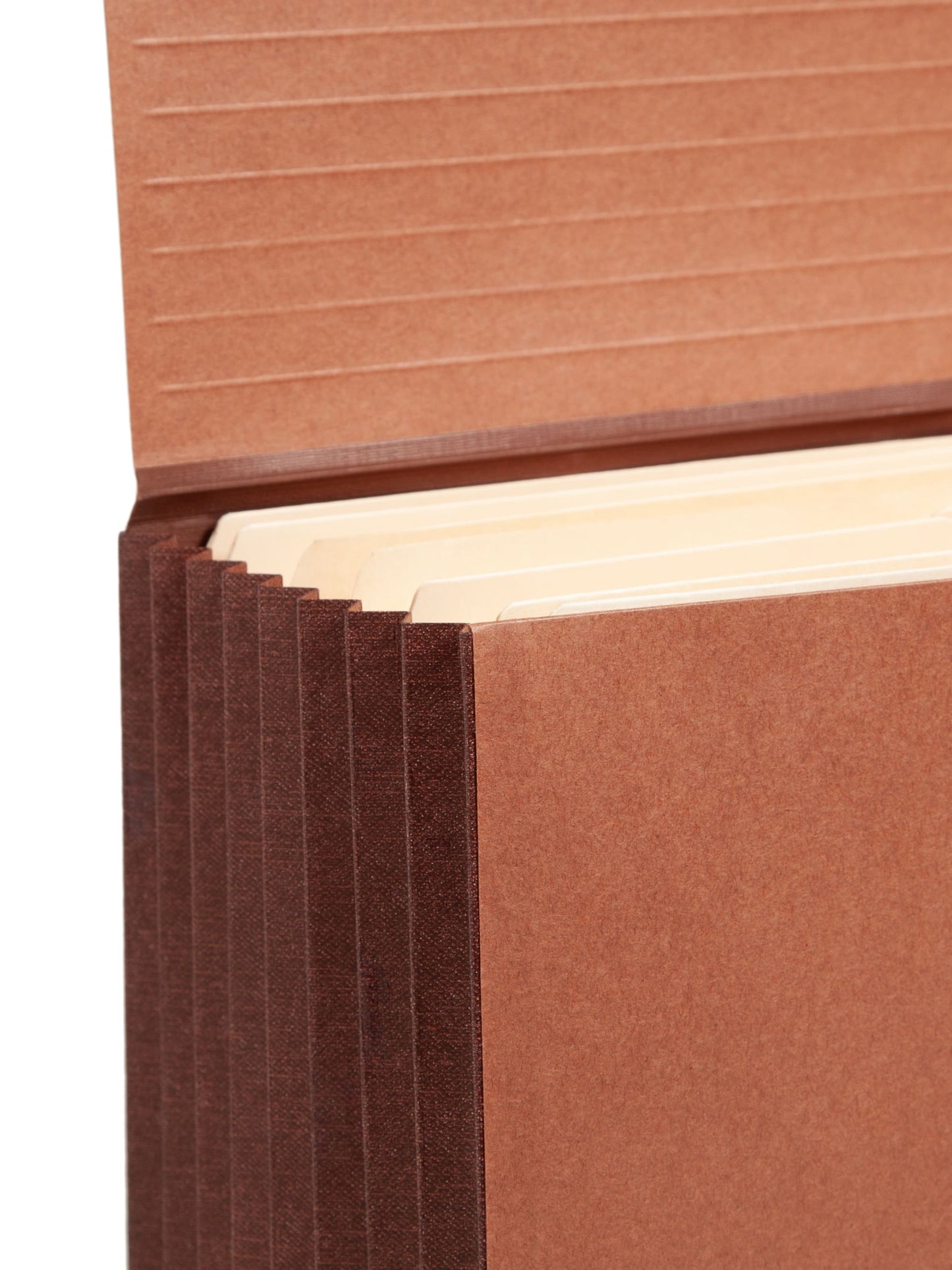 TUFF® Expanding Wallets, 7-Inch Expansion, Redrope Color, Extra Wide Legal Size, Set of 1, 30086486711679