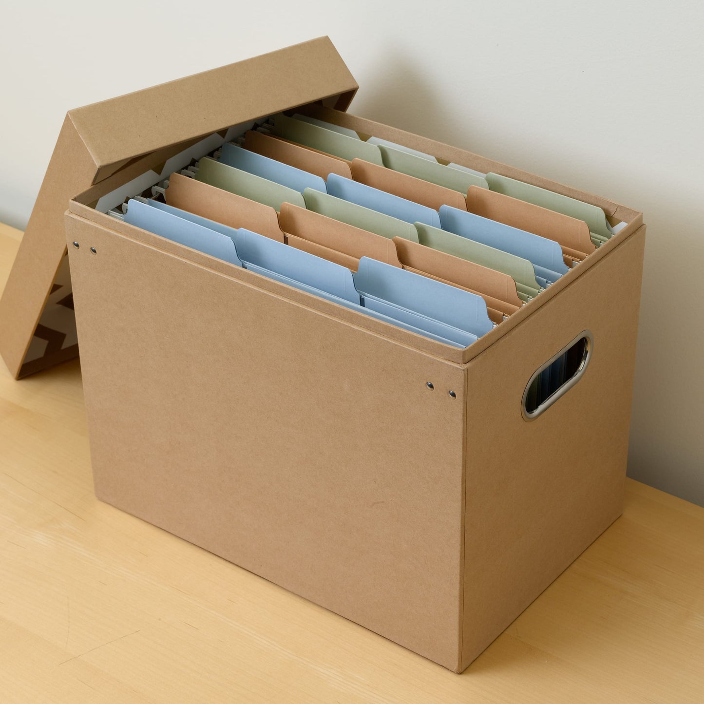 FasTab® Hanging File Folders, 1/3-Cut Tab, Assorted Colors Color, Letter Size, Set of 1, 086486640541