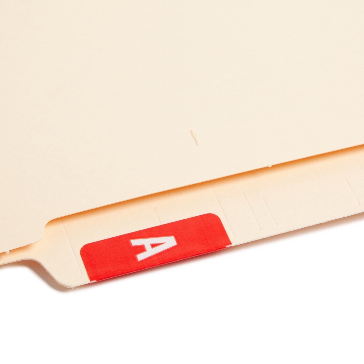 AlphaZ® ACCS Color Coded Alphabetic Labels - Sheets, Red Color, 1" X 1-5/8" Size, Set of 100, 086486671712