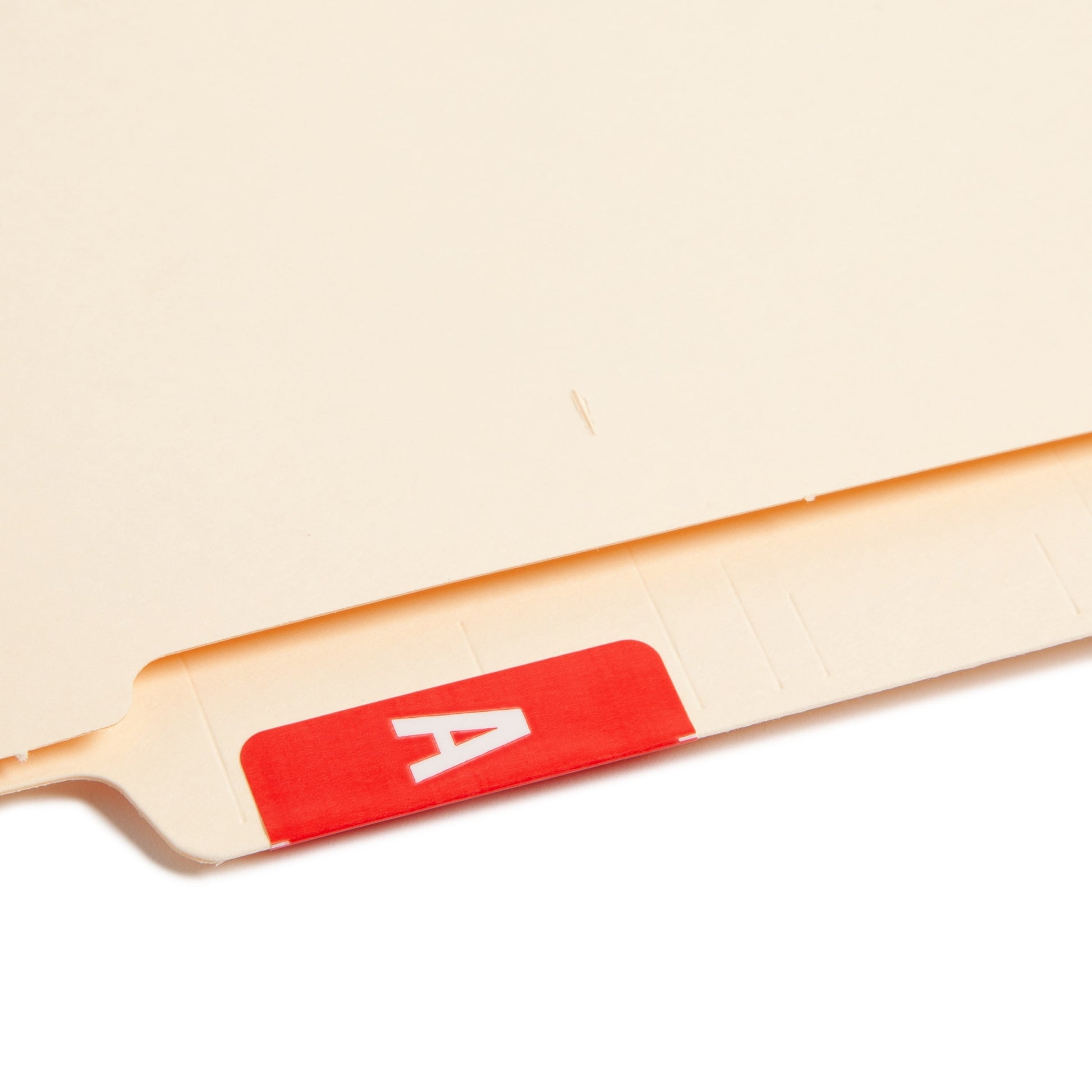 AlphaZ® ACCS Color Coded Alphabetic Labels - Sheets, Red Color, 1" X 1-5/8" Size, Set of 100, 086486671712