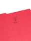 Reinforced Tab File Folders, 1/3-Cut Tab, Red Color, Legal Size, Set of 100, 086486177344