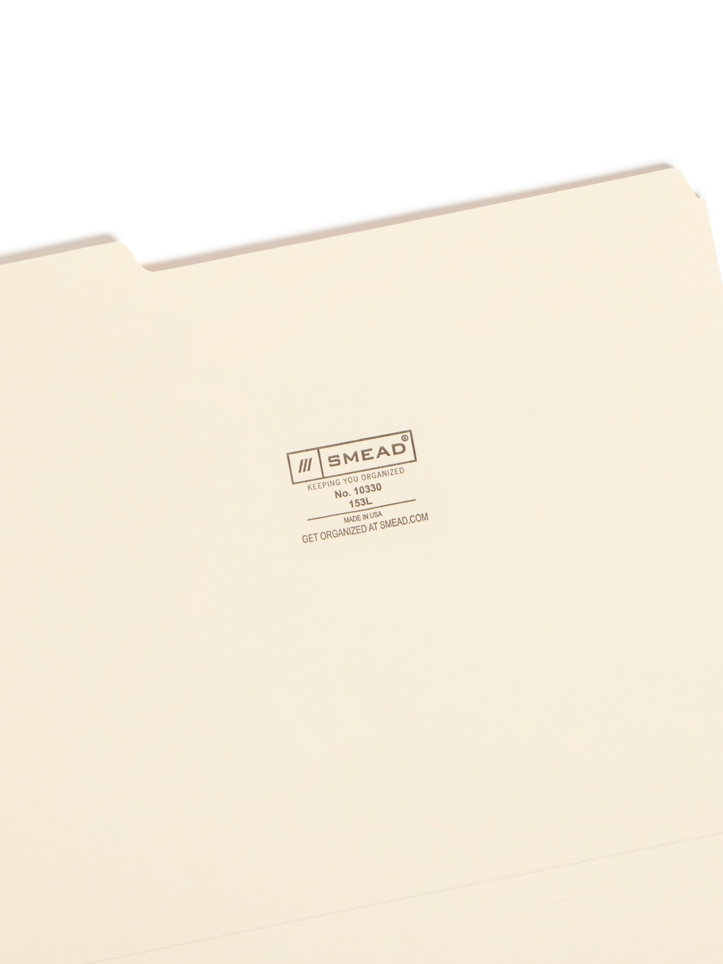 Standard File Folders, 1/3-Cut Assorted Tab, Manila Color, Letter Size, Set of 100, 086486103305