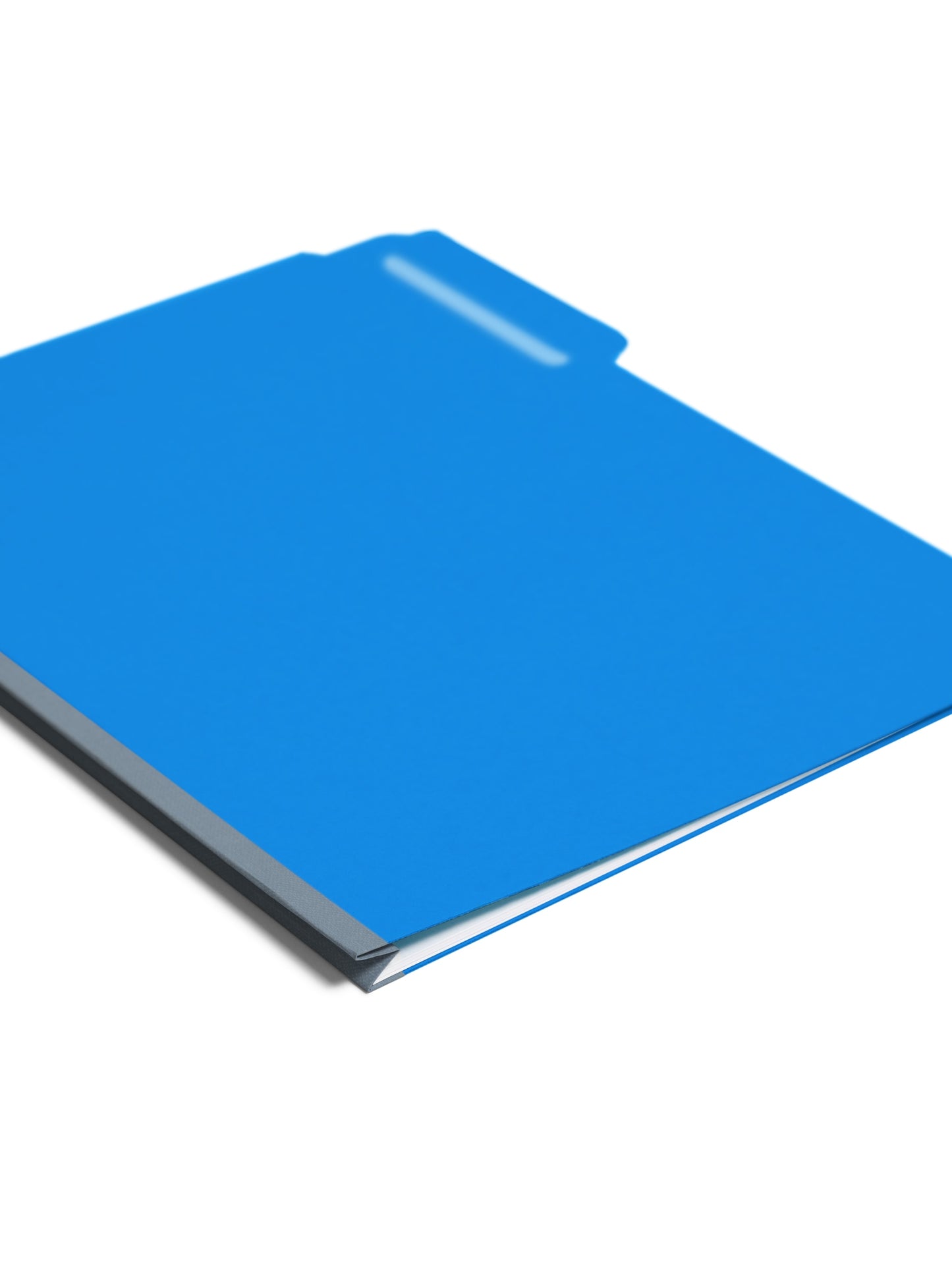 Pressboard File Folder, 1 inch Expansion, 1/3-Cut Tab, Dark Blue Color, Letter Size, Set of 25, 086486215411