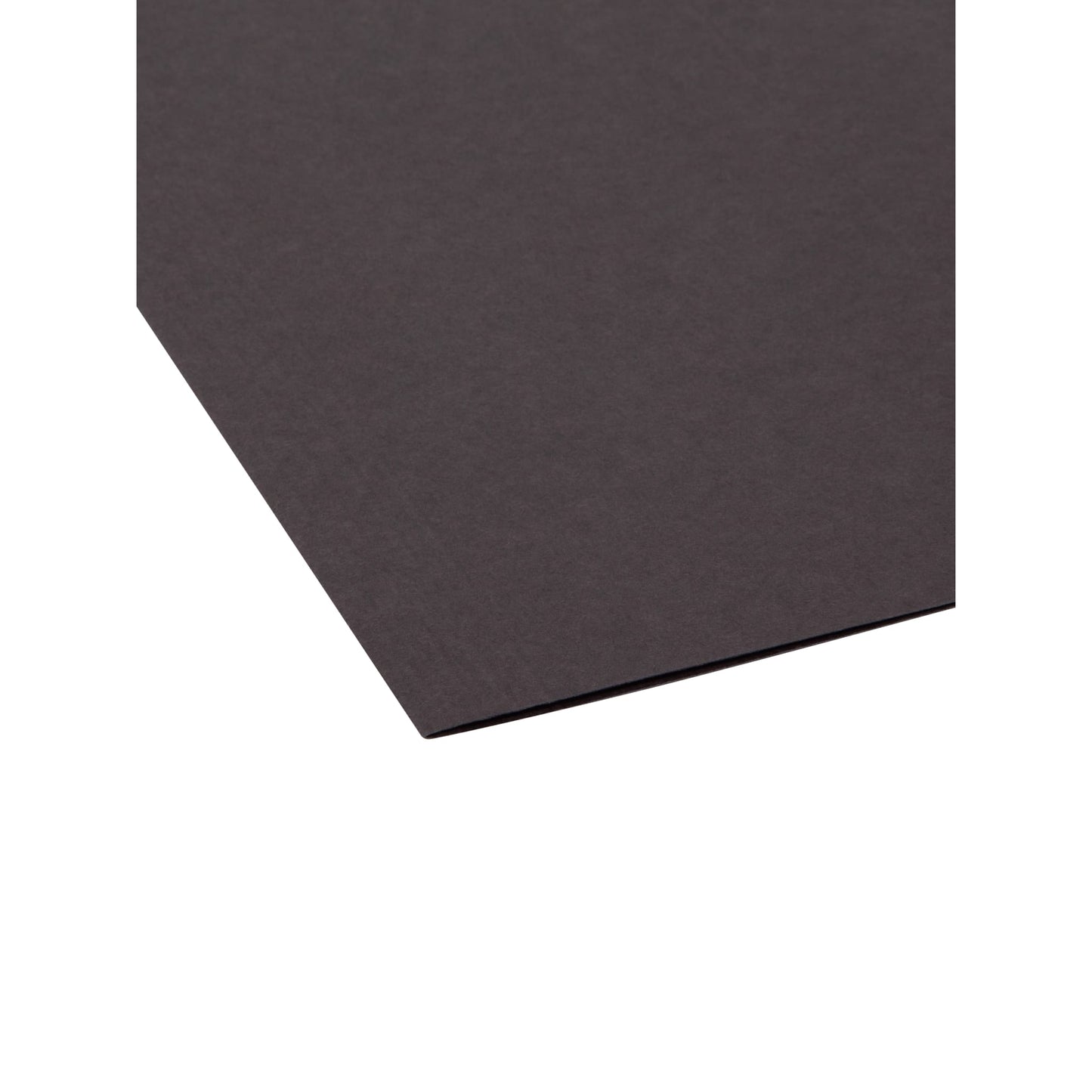 Standard Hanging File Folders, Black Color, Letter Size, Set of 25, 086486644273