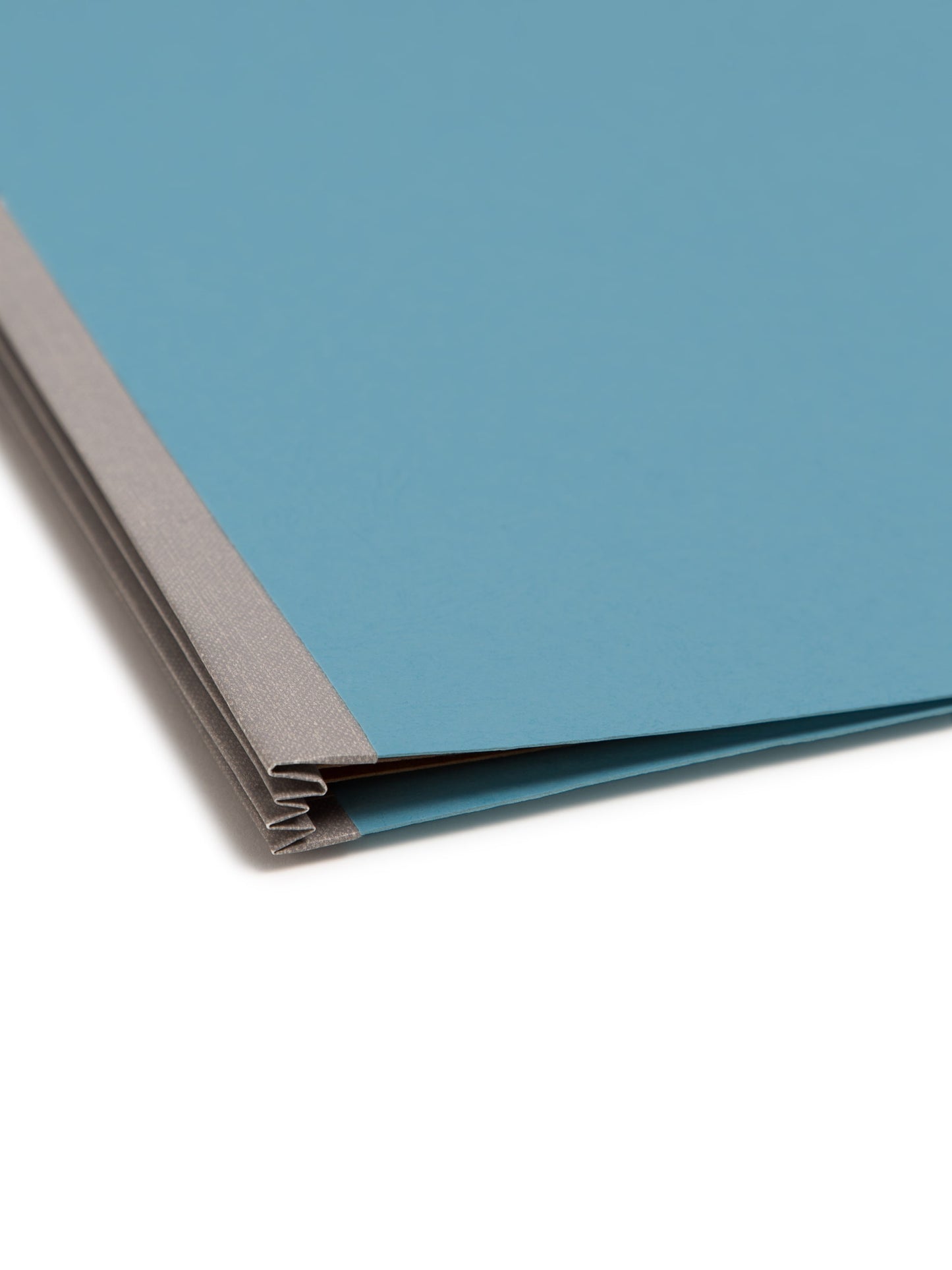 SafeSHIELD® Premium Pressboard Classification File Folders, 2 Dividers, 2 inch Expansion, 2/5-Cut Tab, Blue Color, Letter Size, Set of 10, 30086486142046