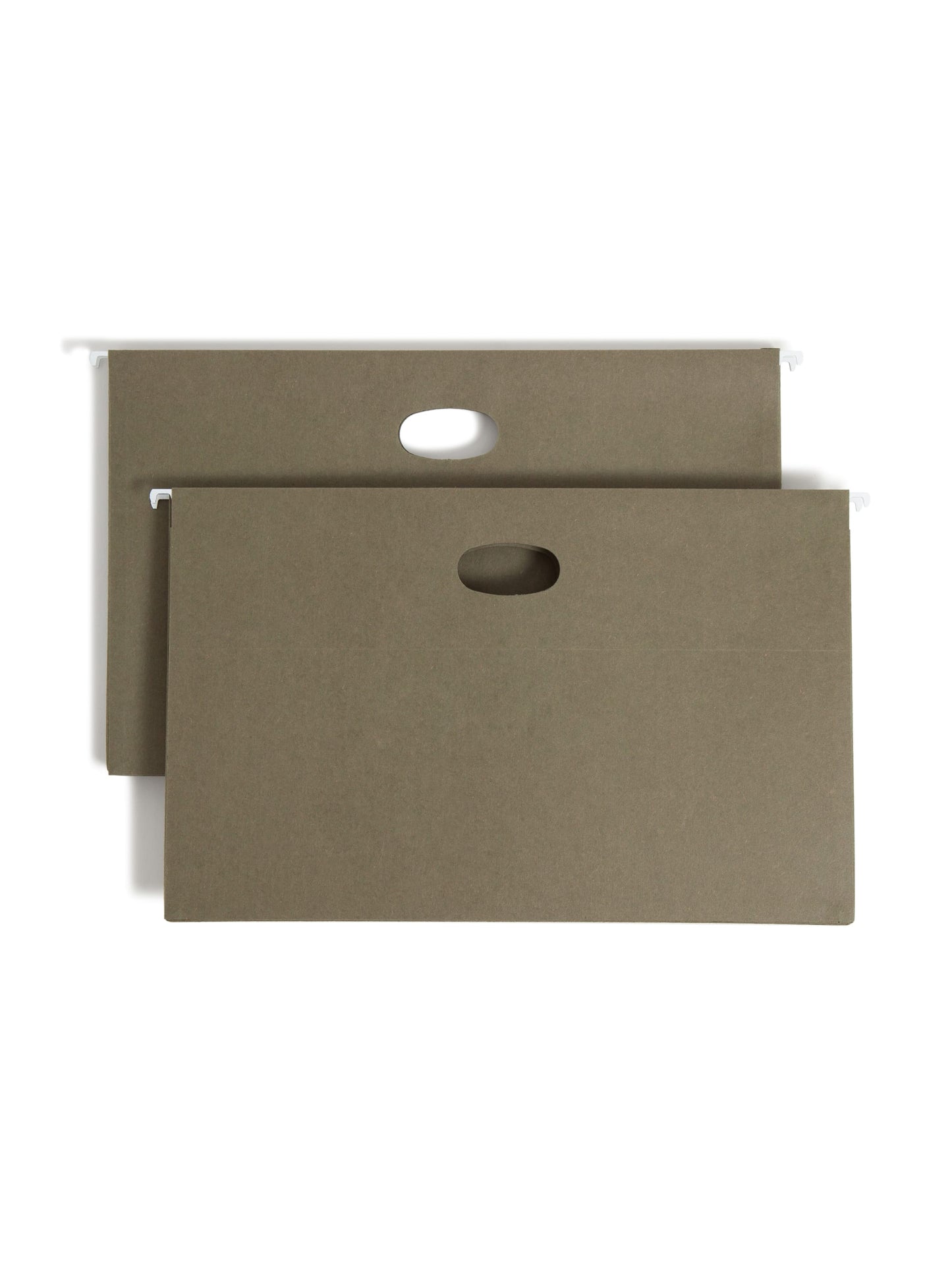 100% Recycled Hanging File Pockets, Standard Green Color, Legal Size, Set of 10, 086486643269