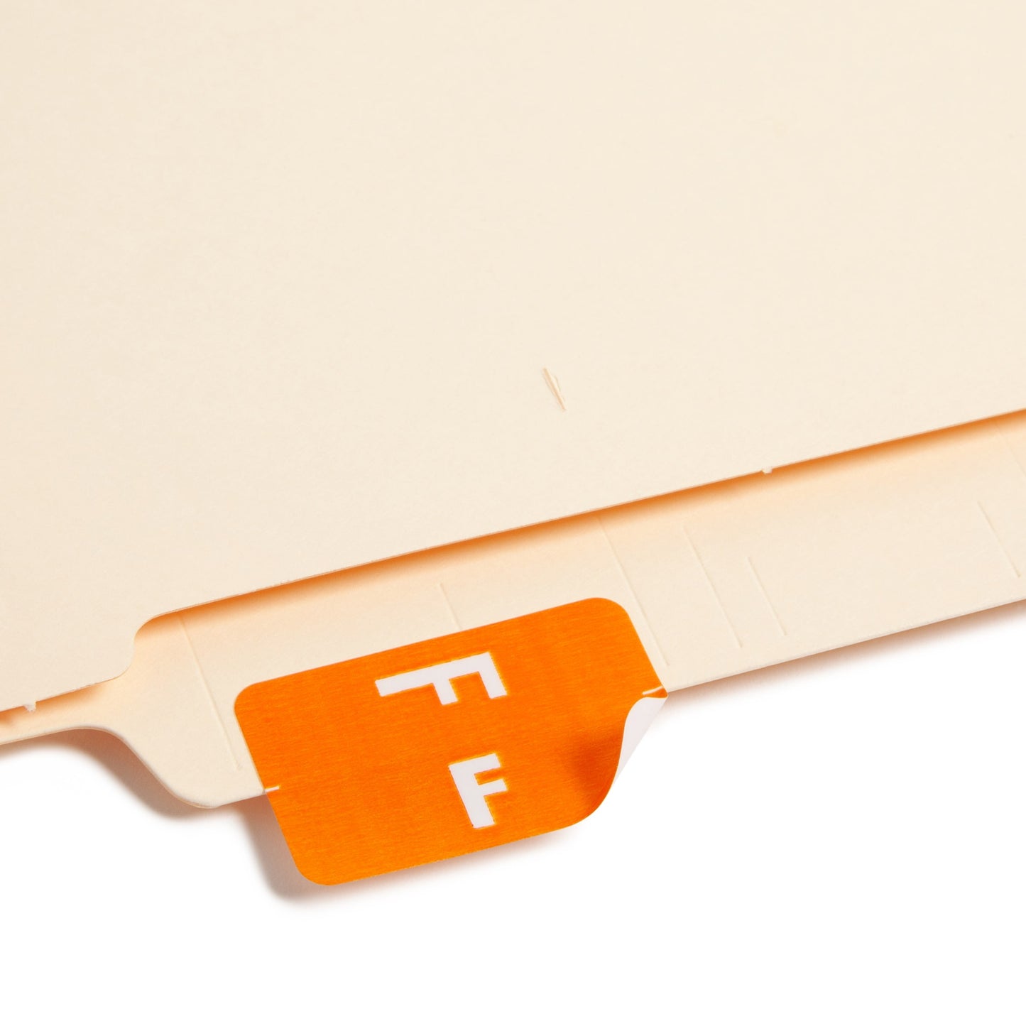 AlphaZ® ACCS Color Coded Alphabetic Labels - Sheets, Orange Color, 1" X 1-5/8" Size, Set of 100, 086486671767