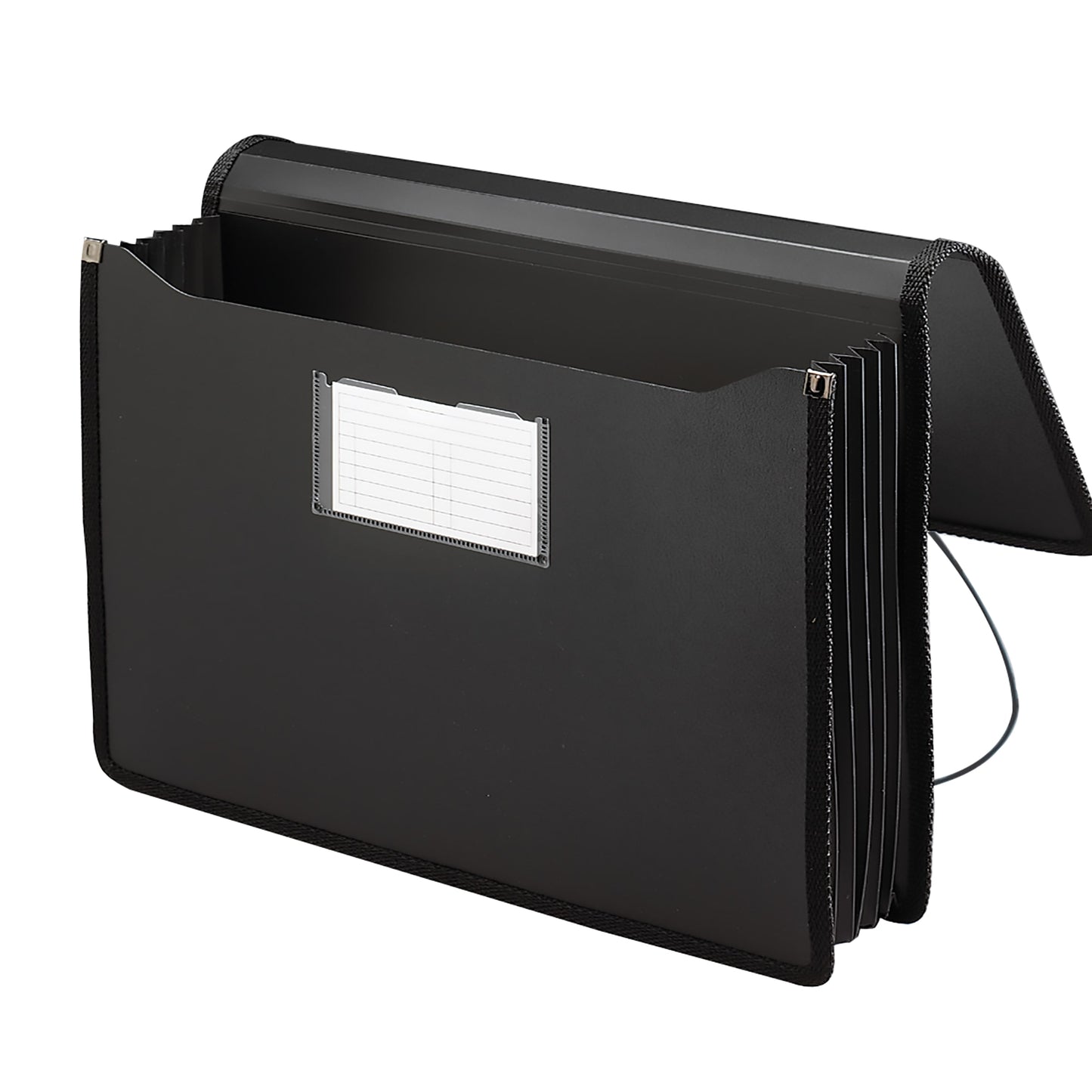 Premium Poly Wallets, 5-1/4-Inch expansion, Black Color, Legal Size, Set of 1, 086486715102