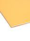 Reinforced Tab File Folders, 1/3-Cut Tab, Gold Color, Letter Size, Set of 100, 086486122344