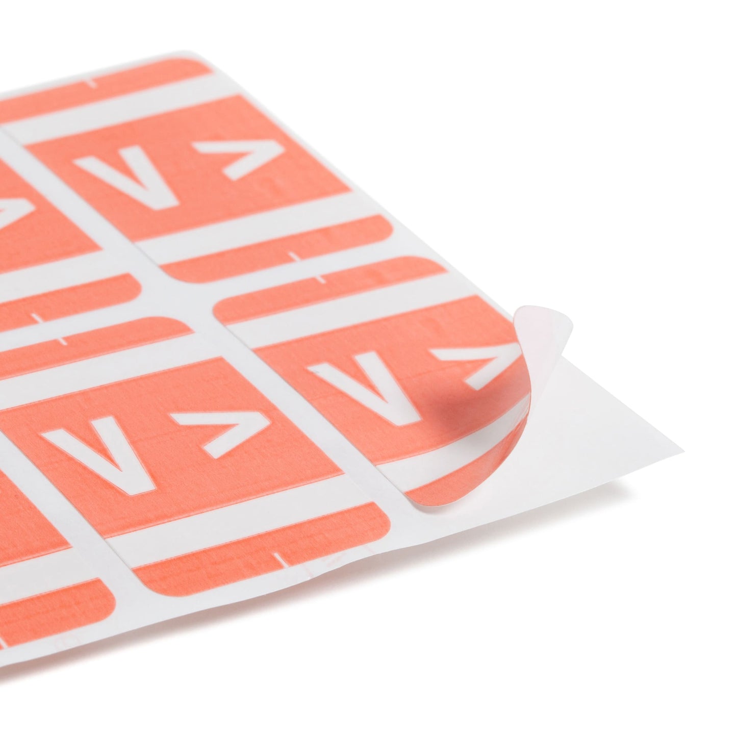 AlphaZ® ACCS Color Coded Alphabetic Labels - Sheets, Pink Color, 1" X 1-5/8" Size, Set of 100, 086486671927