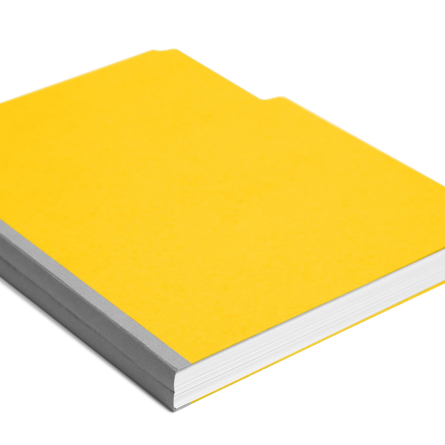 Pressboard File Folder, 1 inch Expansion, 1/3-Cut Tab, Yellow Color, Letter Size, Set of 25, 086486215626