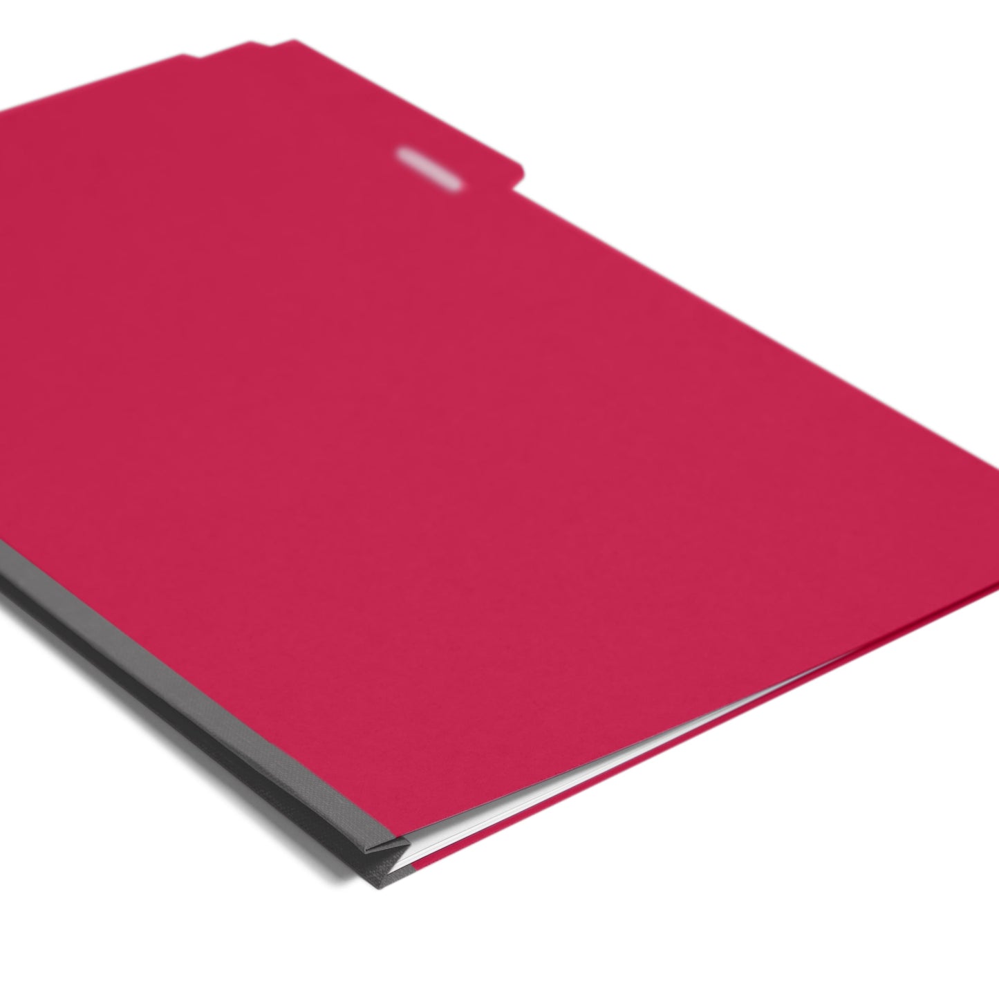 Pressboard File Folder, 1 inch Expansion, 1/3-Cut Tab, Bright Red Color, Legal Size, Set of 25, 086486225380