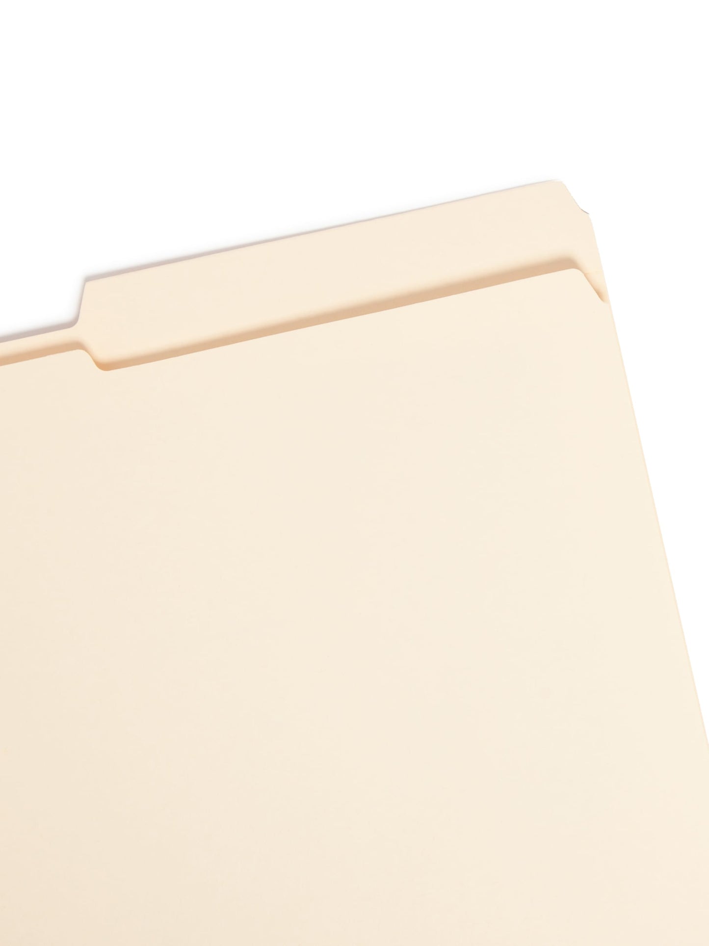 Reinforced Tab File Folders, 2/5-Cut Right Tab, Manila Color, Legal Size, Set of 100, 086486153867