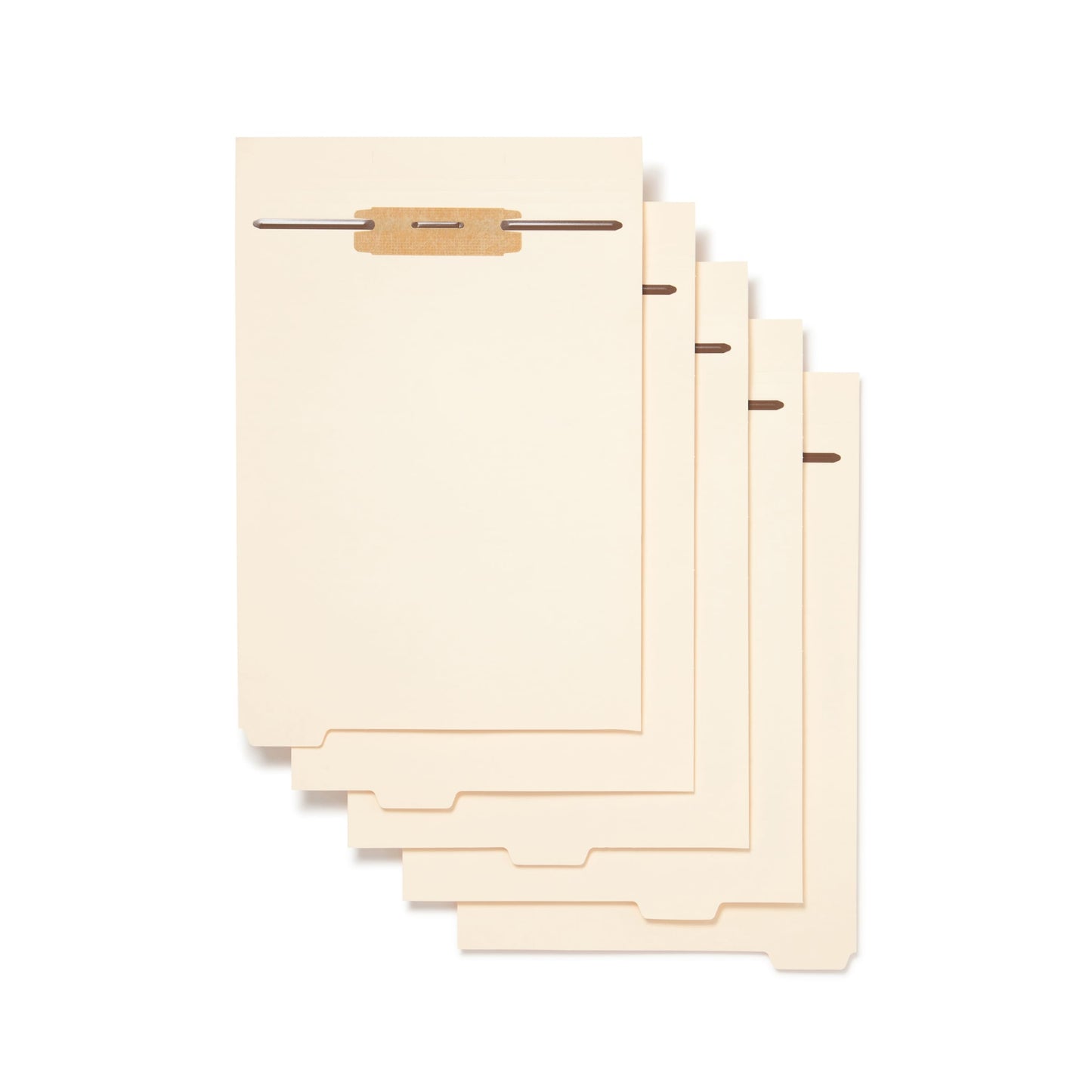 Folder Dividers with Fasteners, Manila Color, Letter Size, Set of 25, 086486355995