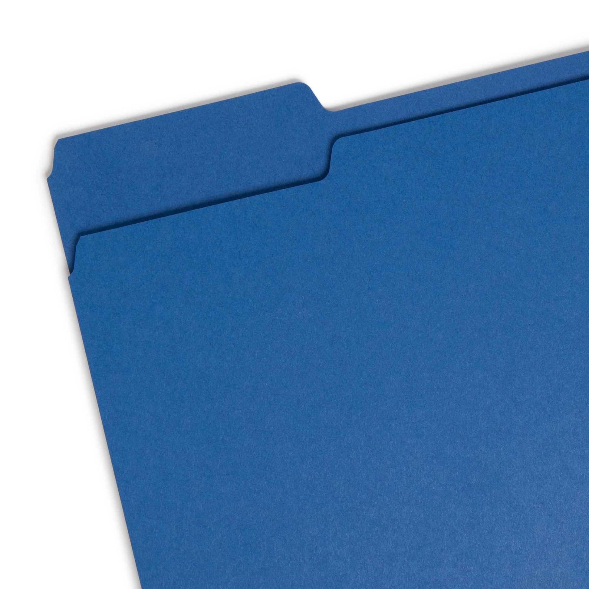 Standard File Folders, 1/3-Cut Tab, Navy Color, Letter Size, Set of 100, 086486131933