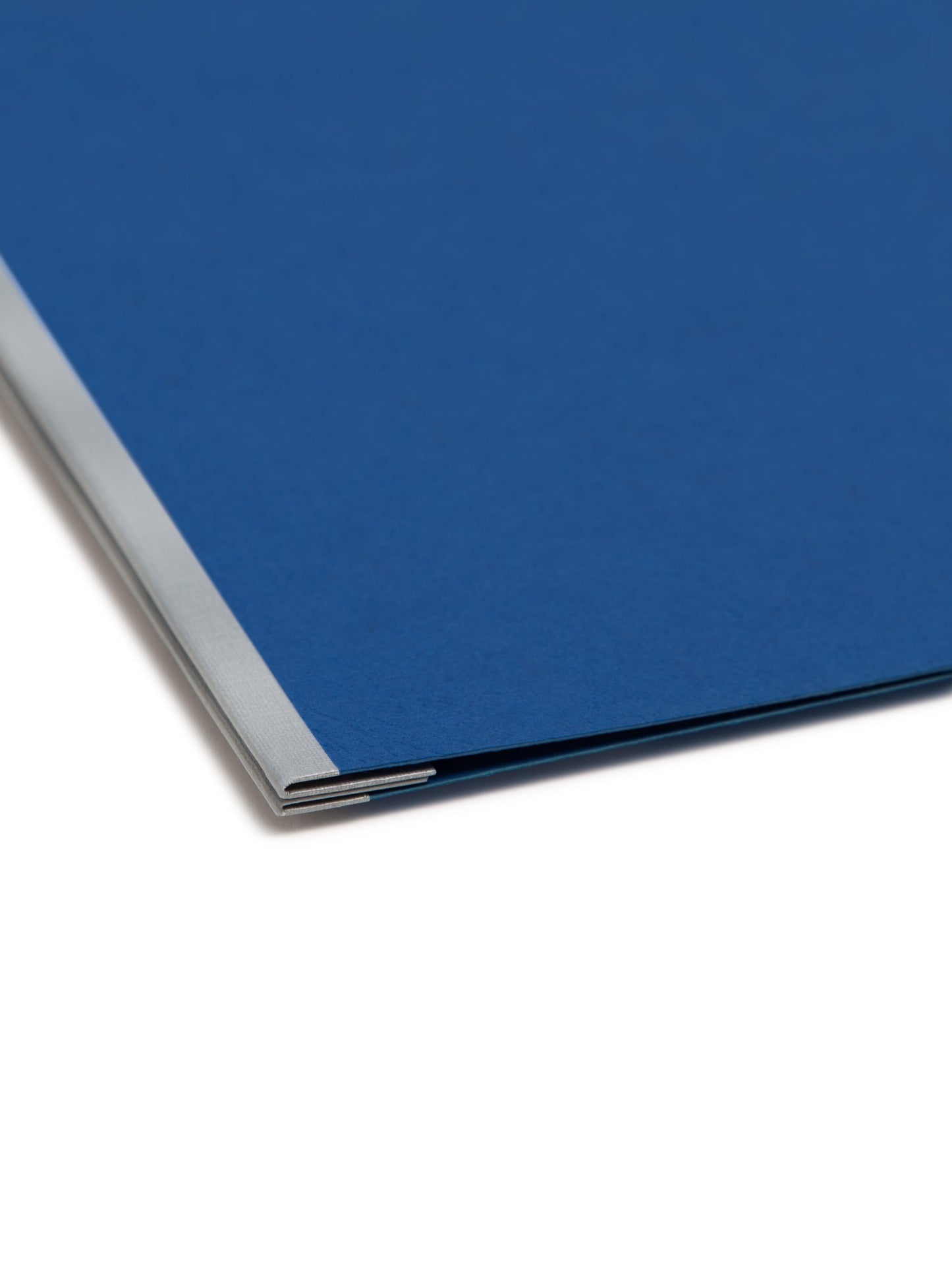 Premium Pressboard Report Covers, 8 1/2-inch Metal Prong Side Fastener with Compressor, 3-inch Expansion, Dark Blue Color, Letter Size,