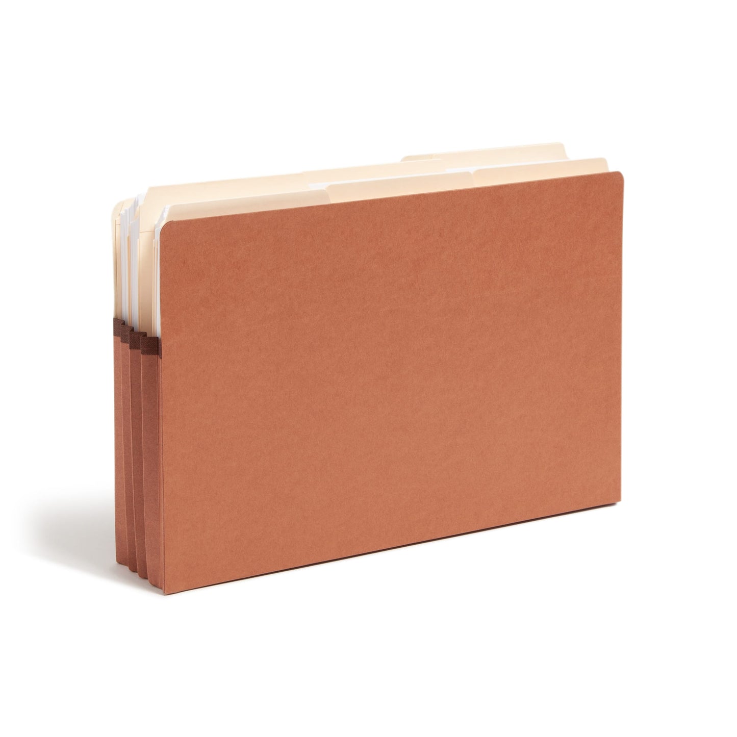 Redrope File Pockets, 2/5-Cut Tab, 3-1/2 inch Expansion, Redrope Color, Legal Size, Set of 25, 30086486740884