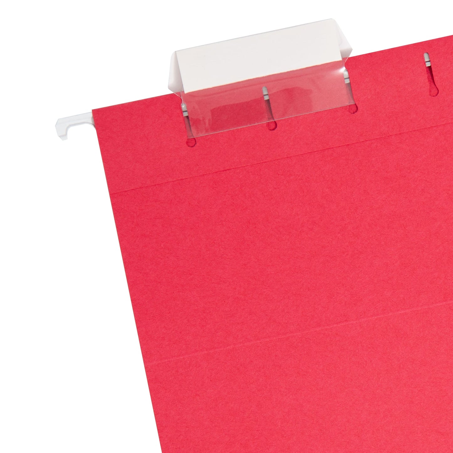 Standard Hanging File Folders with 1/5-Cut Tabs, Red Color, Legal Size, Set of 25, 086486641678