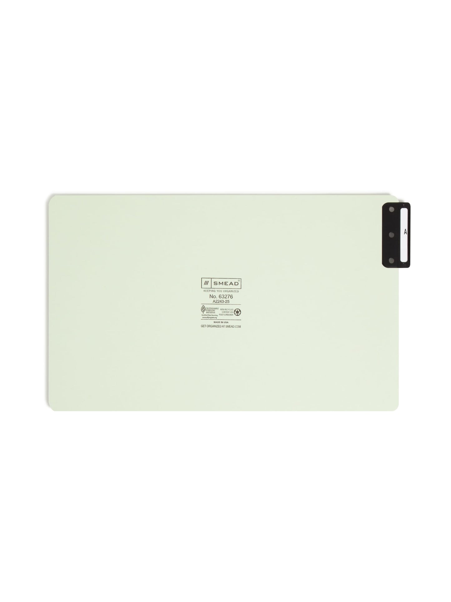 Pressboard Extra-Wide Filing Guides with Metal Tabs, Gray/Green Color, Extra Wide Legal Size, Set of 1, 086486632768
