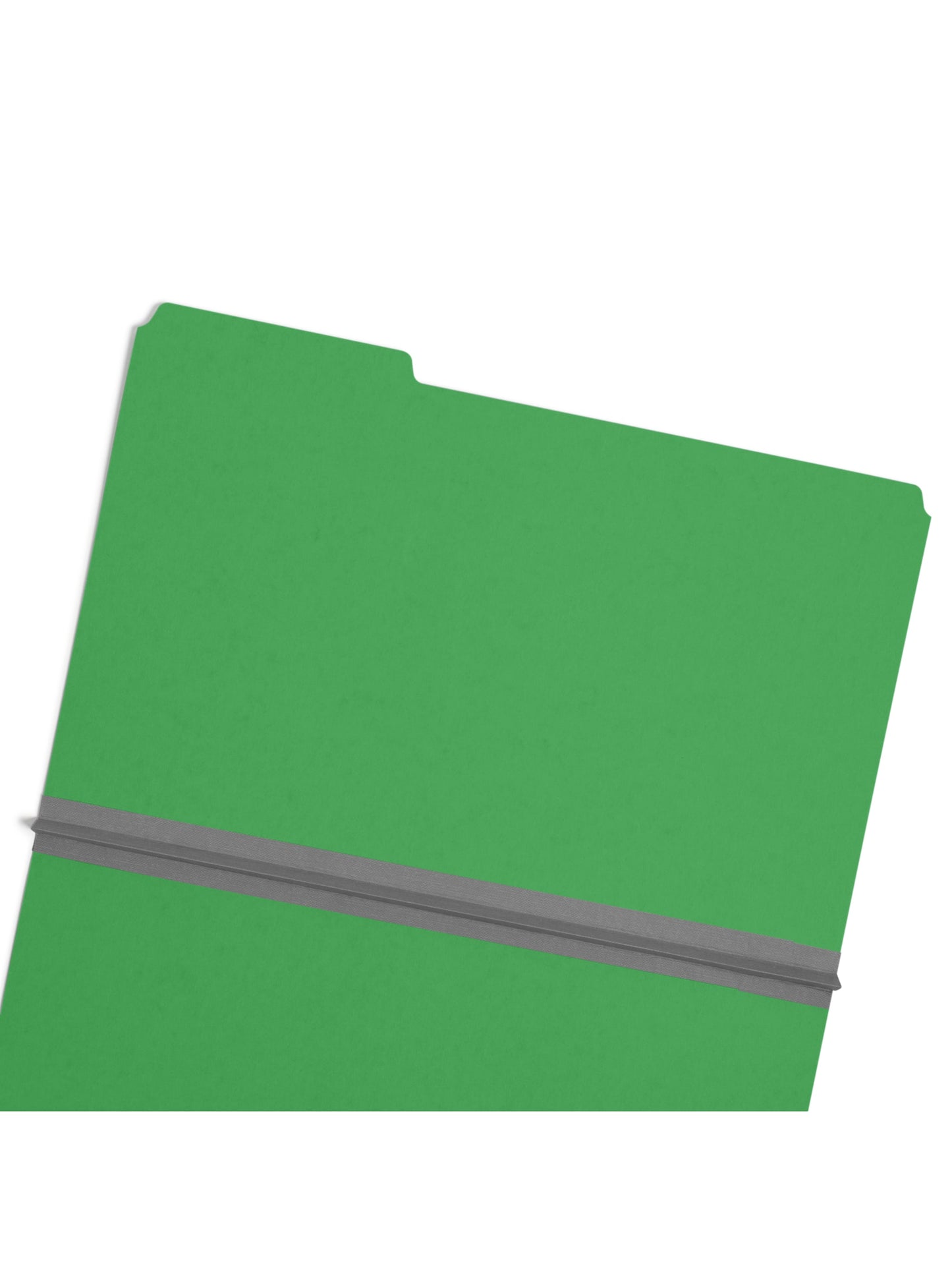 Pressboard File Folder, 1 inch Expansion, 1/3-Cut Tab, Green Color, Legal Size, Set of 25, 086486225465