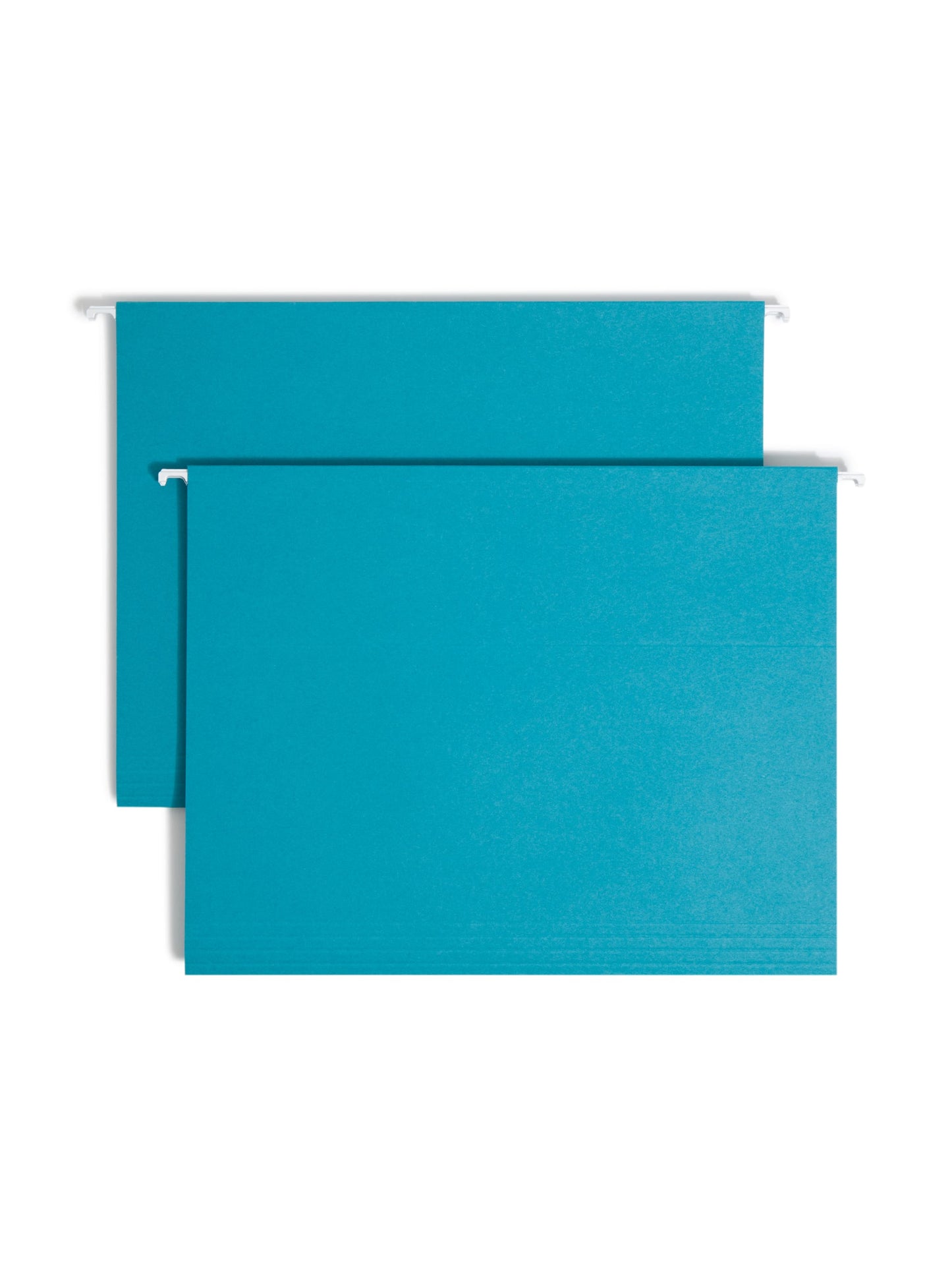 Standard Hanging File Folders, Teal Color, Letter Size, Set of 25, 086486644402