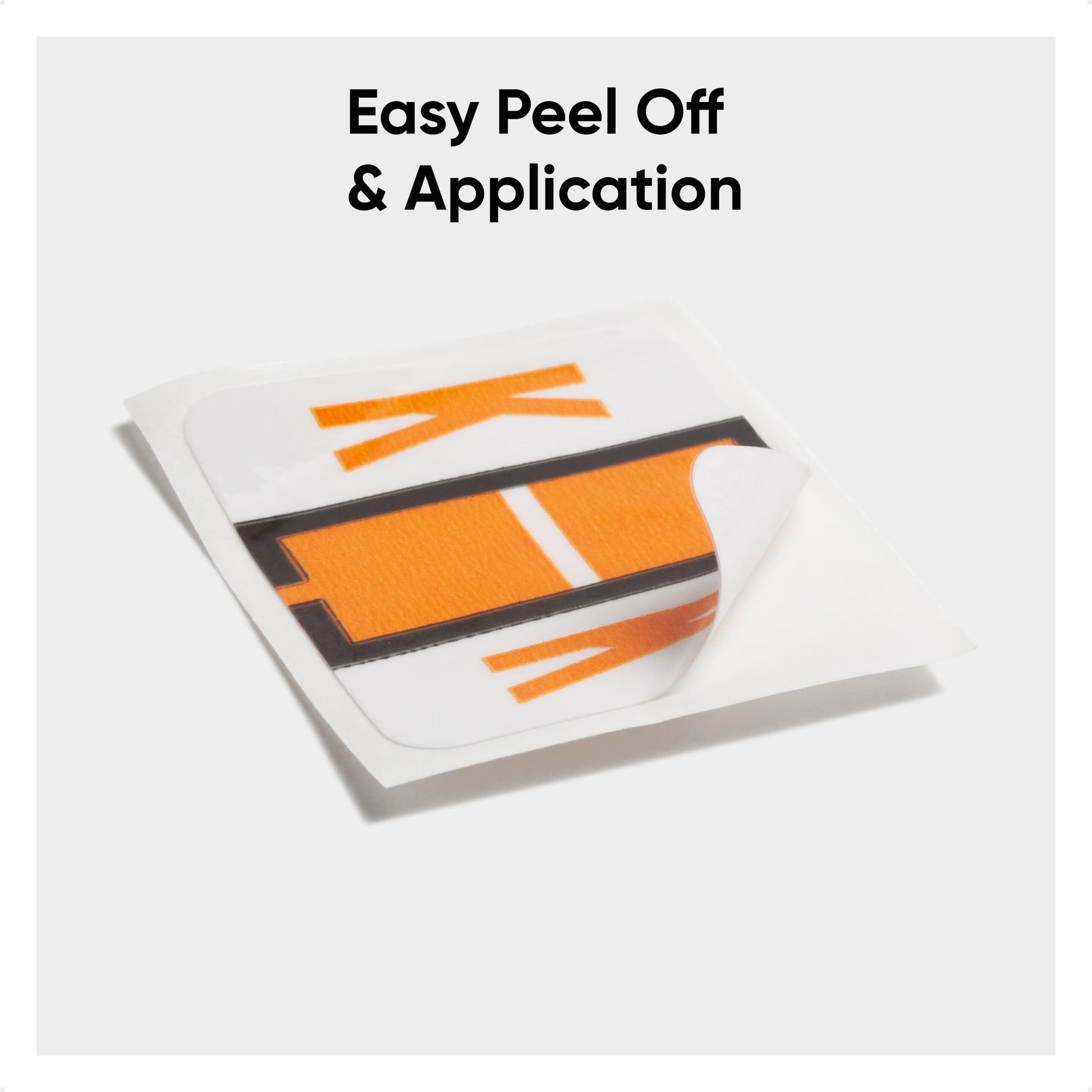 BCCR Bar Style Color-Coded Alphabetic Labels, A-Z Rolls, Light Orange Color, 1-1/4" X 1" Size, Set of 50, 086486670814