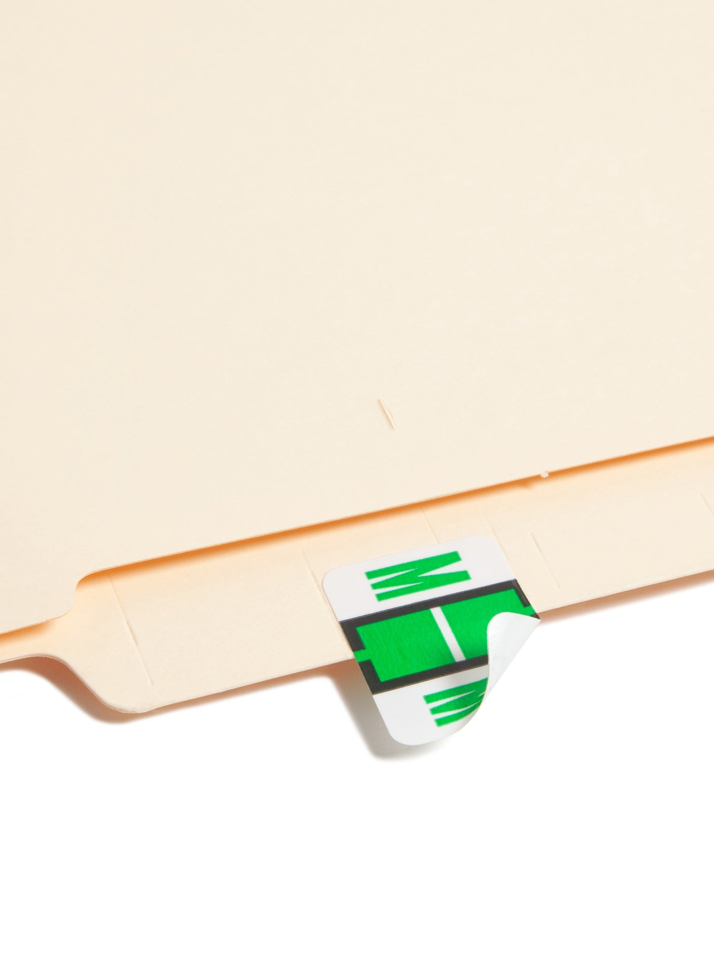 BCCR Bar Style Color-Coded Alphabetic Labels, A-Z Rolls, Light Green Color, 1-1/4" X 1" Size,