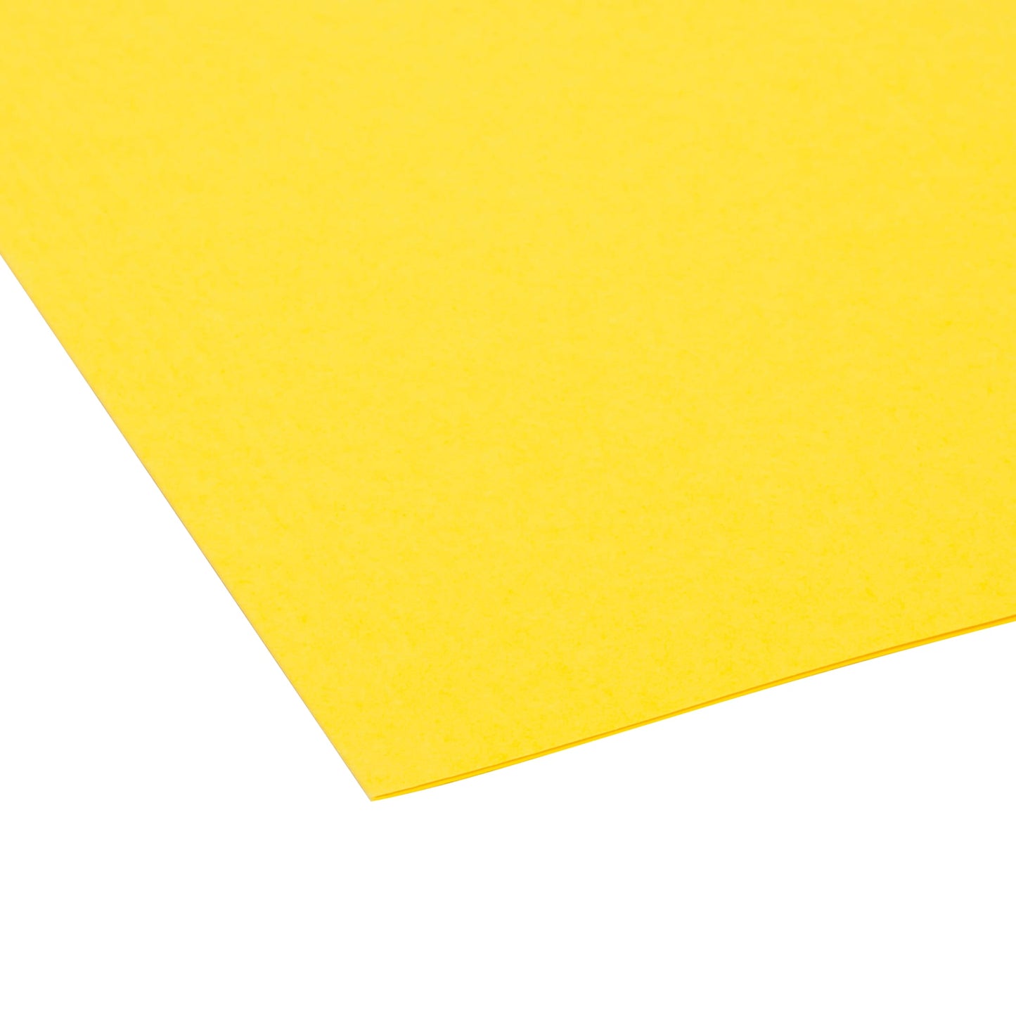 Standard Hanging File Folders with 1/5-Cut Tabs, Yellow Color, Letter Size, Set of 25, 086486640695