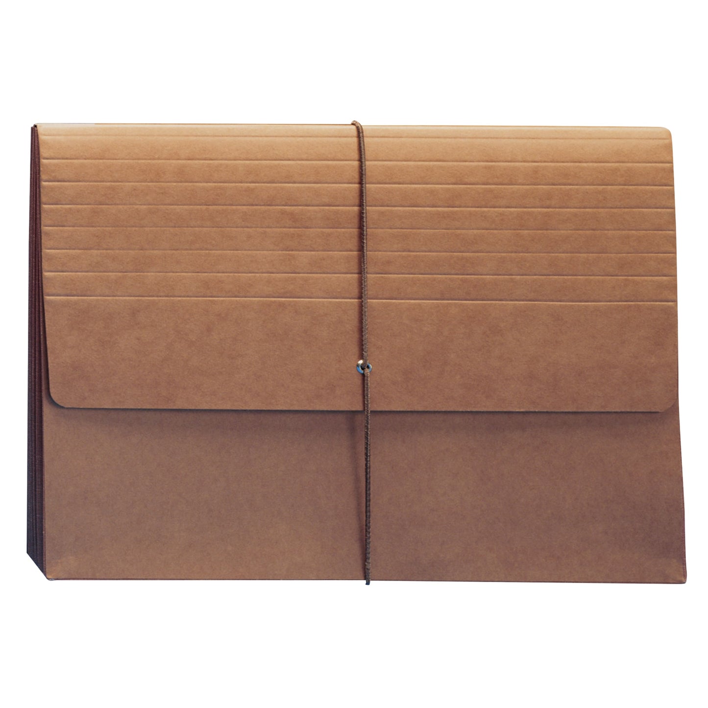 Tear-Resistant Redrope Expanding Wallets with Elastic Cord, 5-1/4 Inch Expansion, Redrope Color, Legal Size, Set of 10, 30086486711112