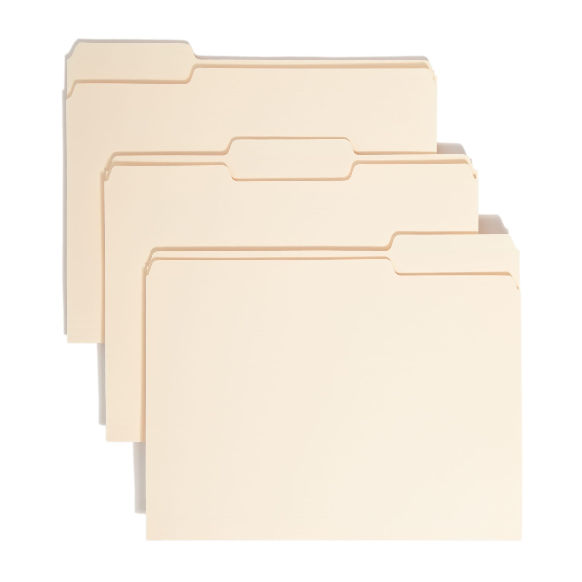 Standard File Folders, 1/3-Cut Tab, Manila Color, Letter Size, Set of 24, 086486119283