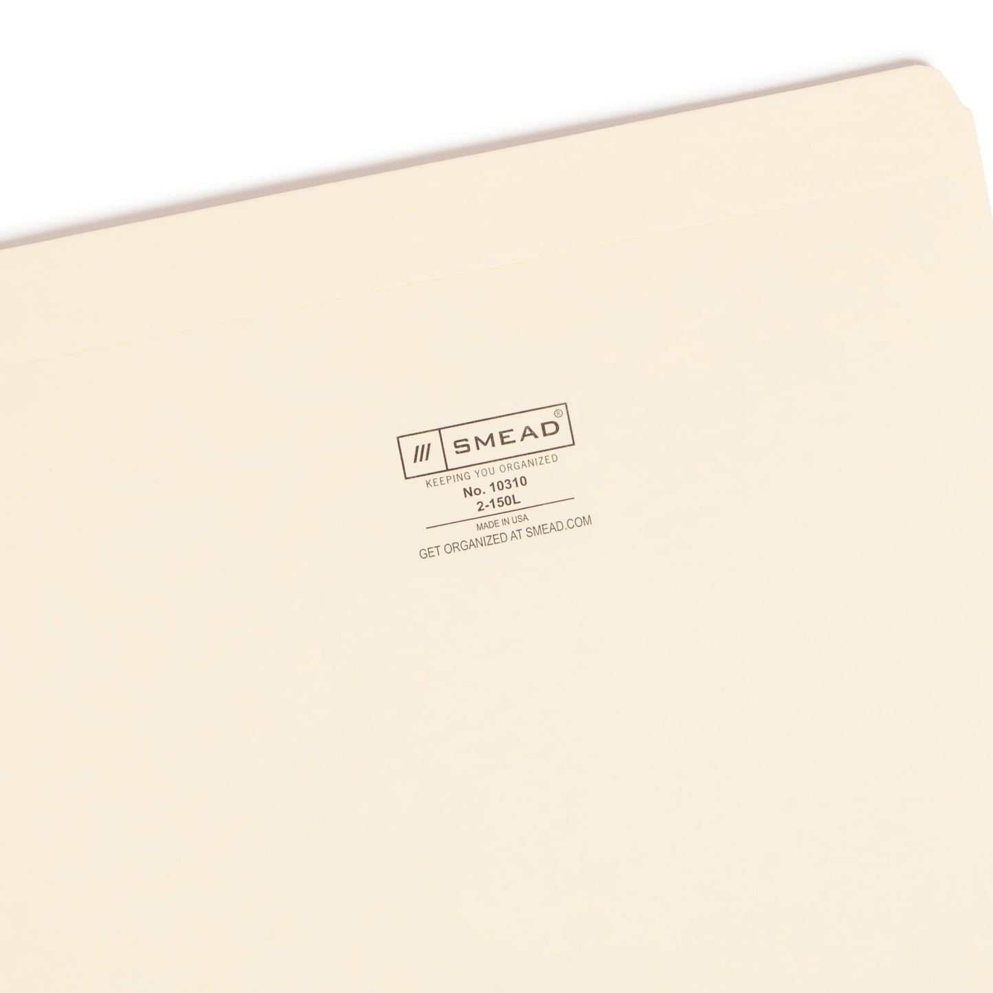 Reinforced Tab File Folders, Straight-Cut Tab, Manila Color, Letter Size, Set of 100, 086486103107