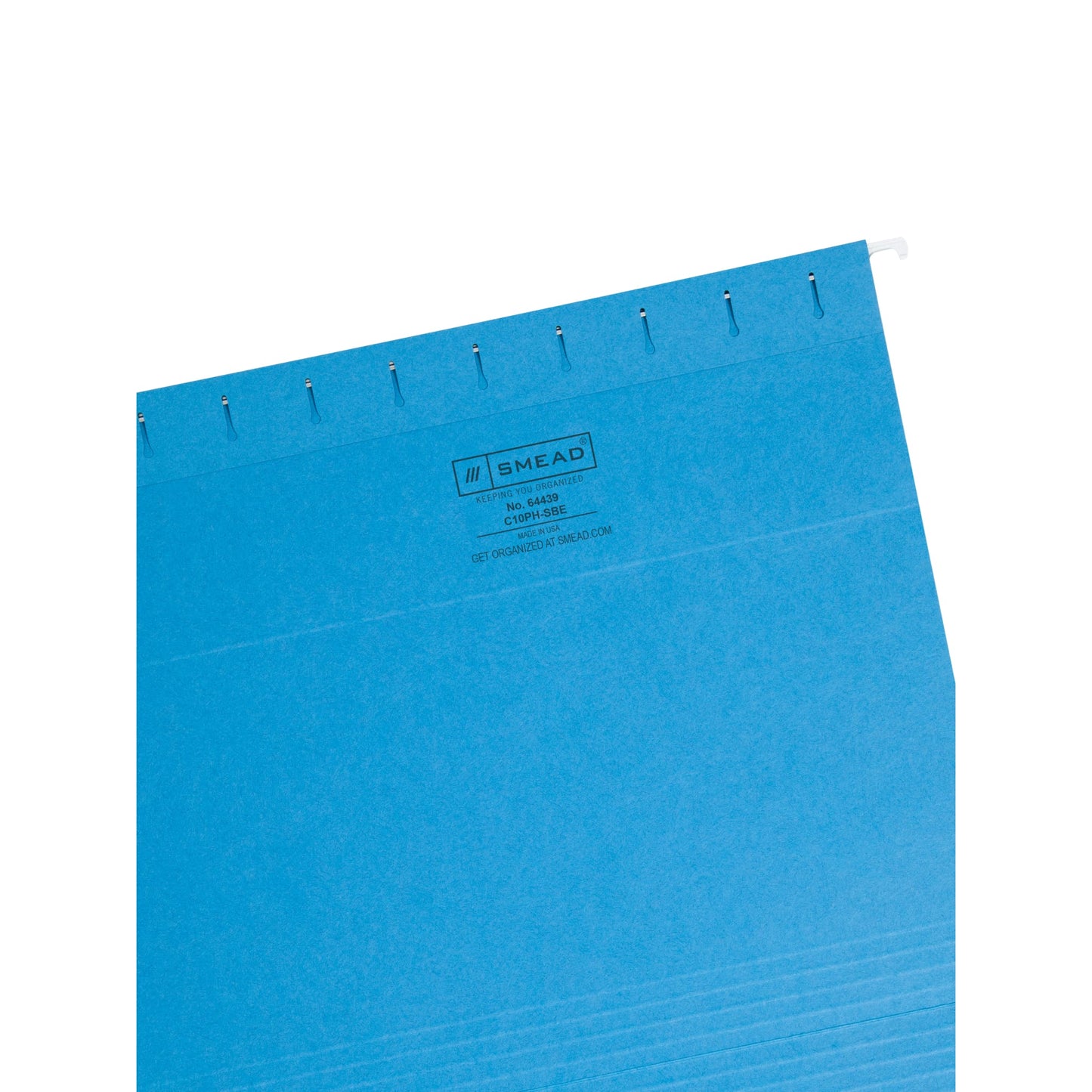 Standard Hanging File Folders, Blue Color, Letter Size, Set of 25, 086486644396