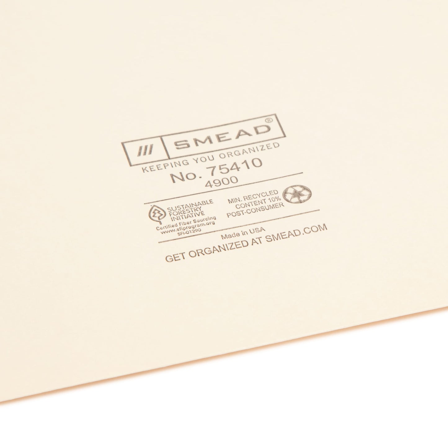 File Jackets, Straight Cut Tab, Manila Color, Letter Size, Set of 100, 30086486754102