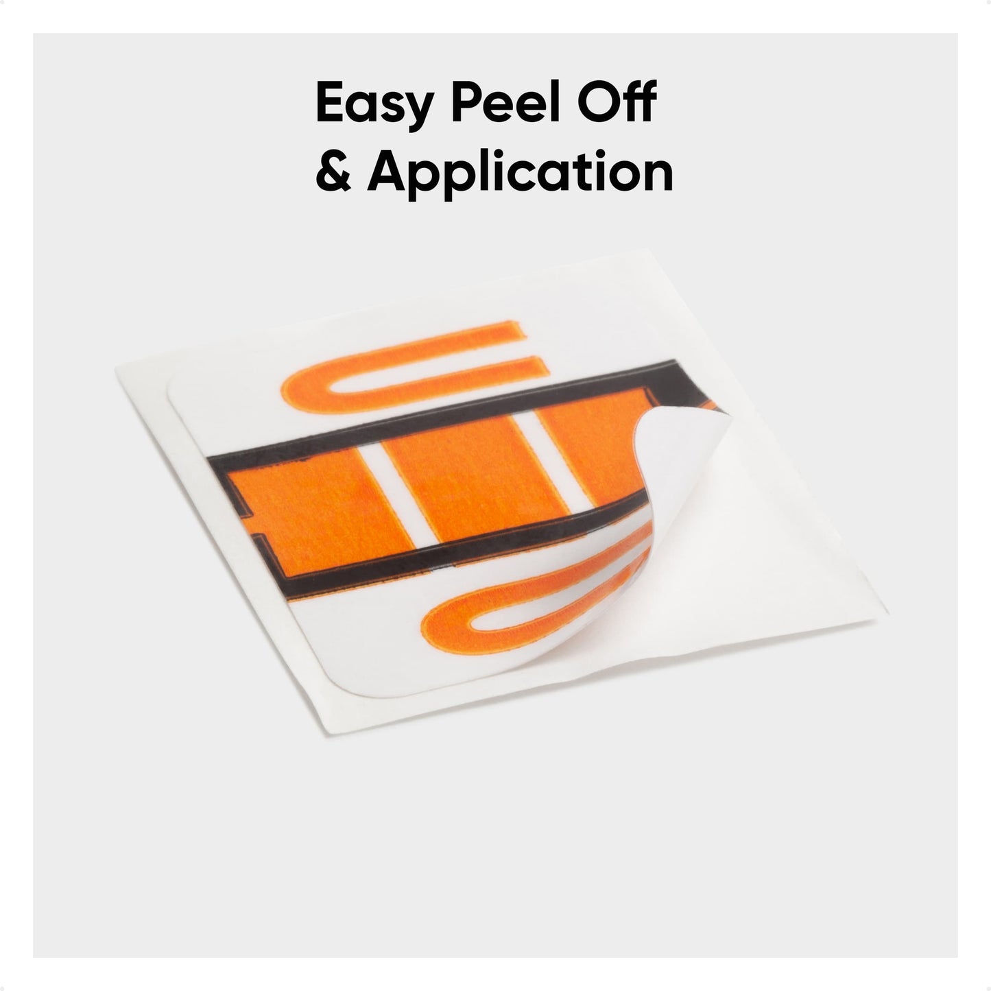 BCCR Bar Style Color-Coded Alphabetic Labels, A-Z Rolls, Light Orange Color, 1-1/4" X 1" Size, Set of 50, 086486670913