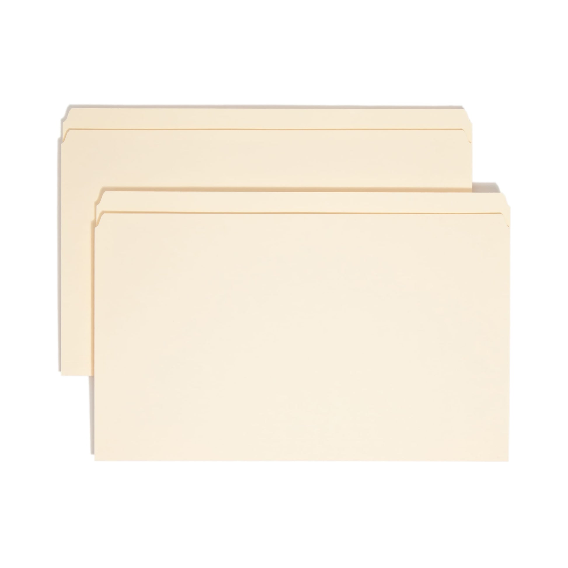 Standard File Folders, Straight-Cut Tab, Manila Color, Legal Size, Set of 100, 086486153003