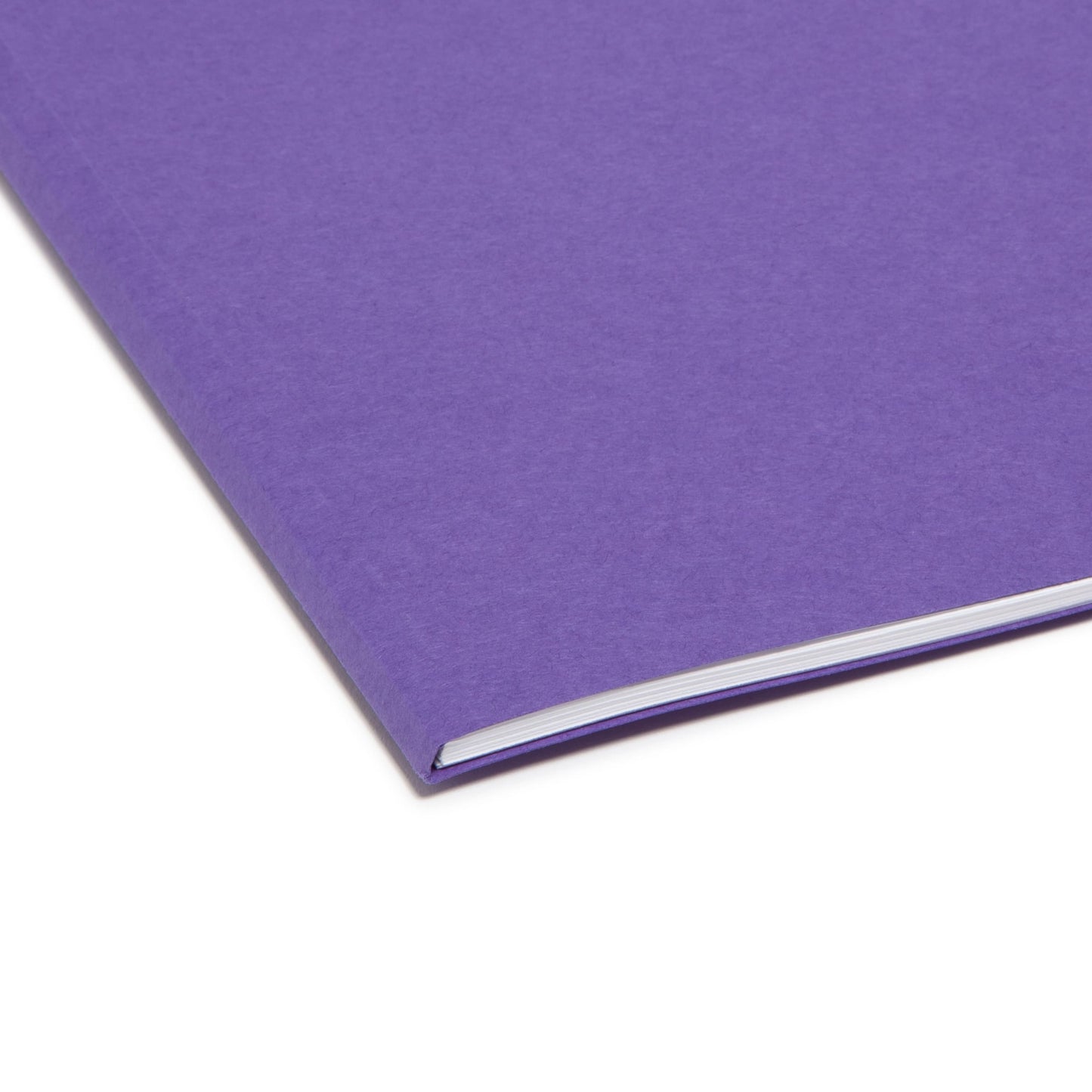 Standard File Folders, 1/3-Cut Tab, Purple Color, Letter Size, Set of 100, 086486130431
